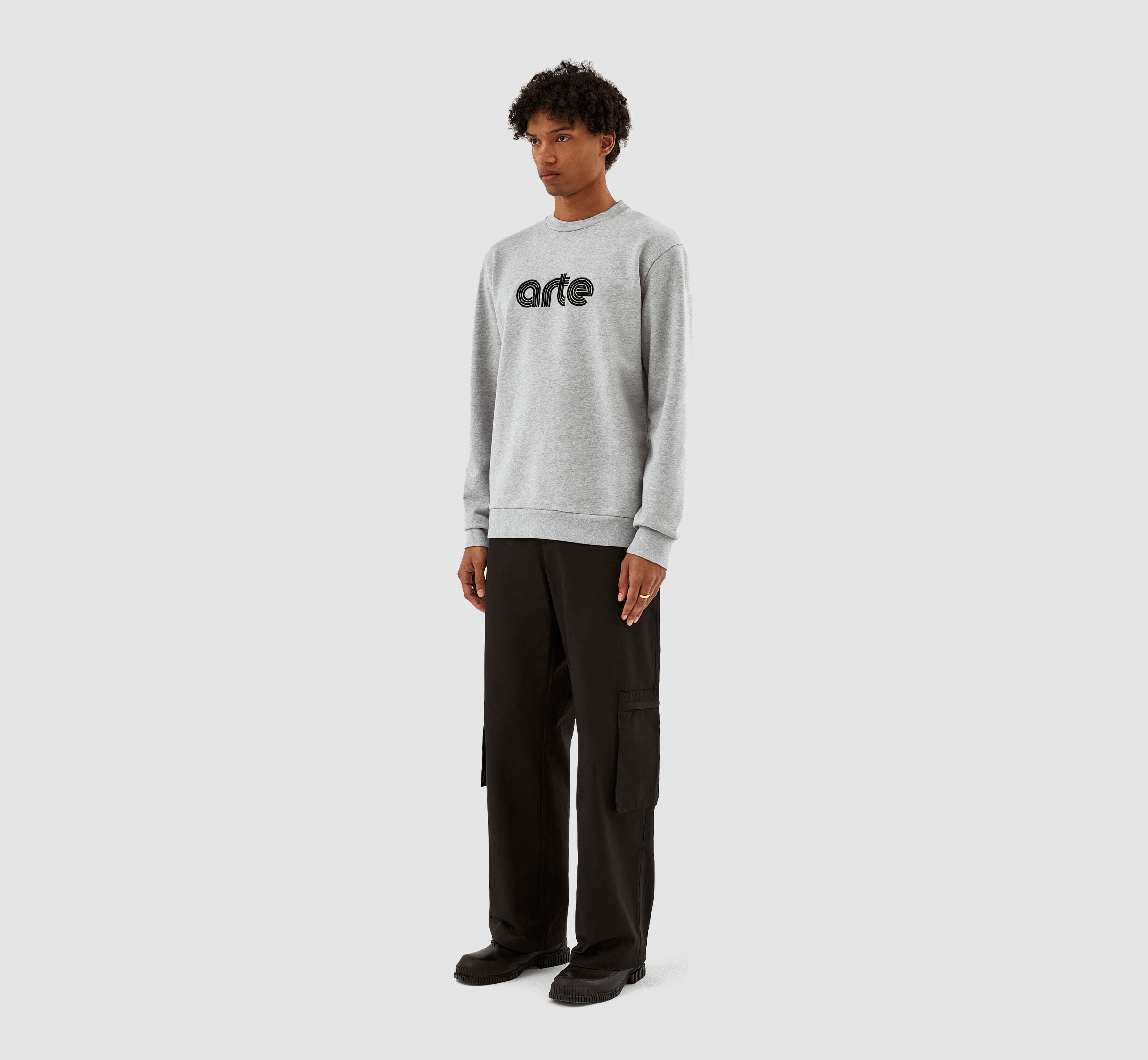Conrad Embroi Crewneck - Gris