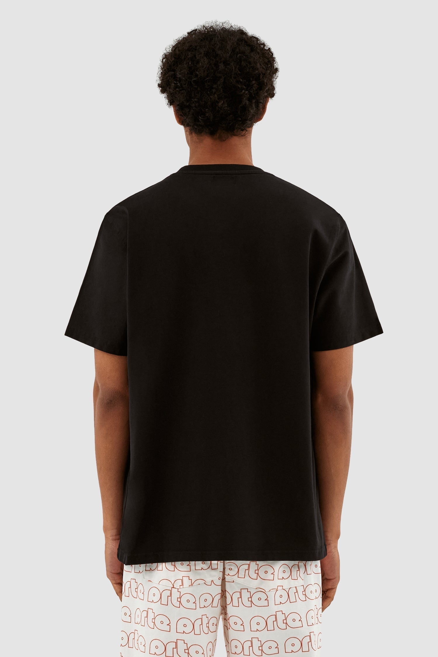Taut Embroi Heart Logo T-shirt - Noir