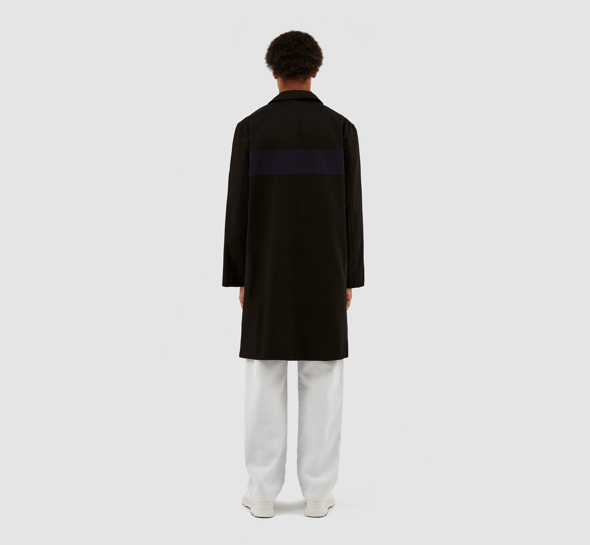 Manteau Joe Strap - Noir/Marine