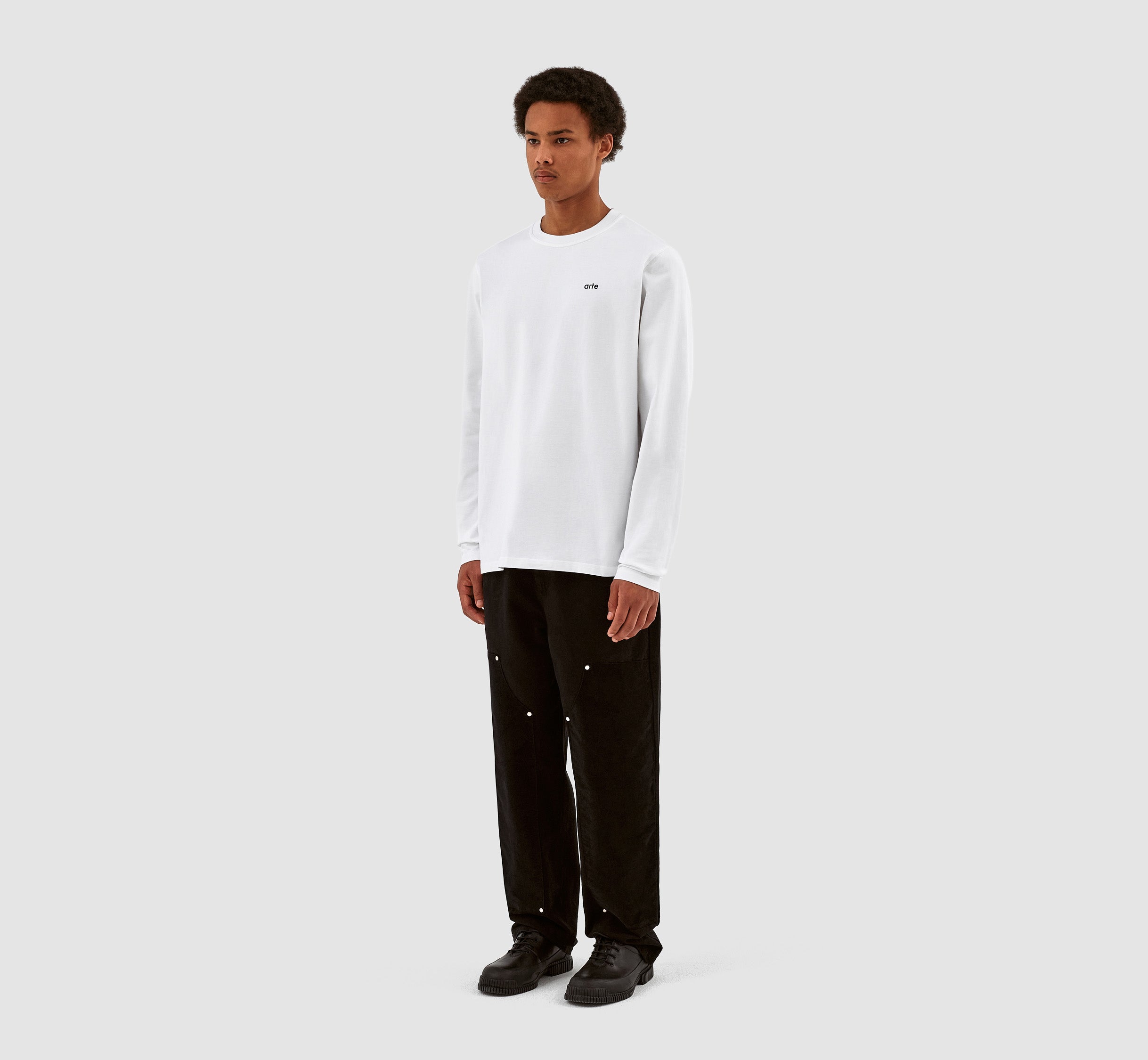 Manches longues Lee Back Tag - Blanc
