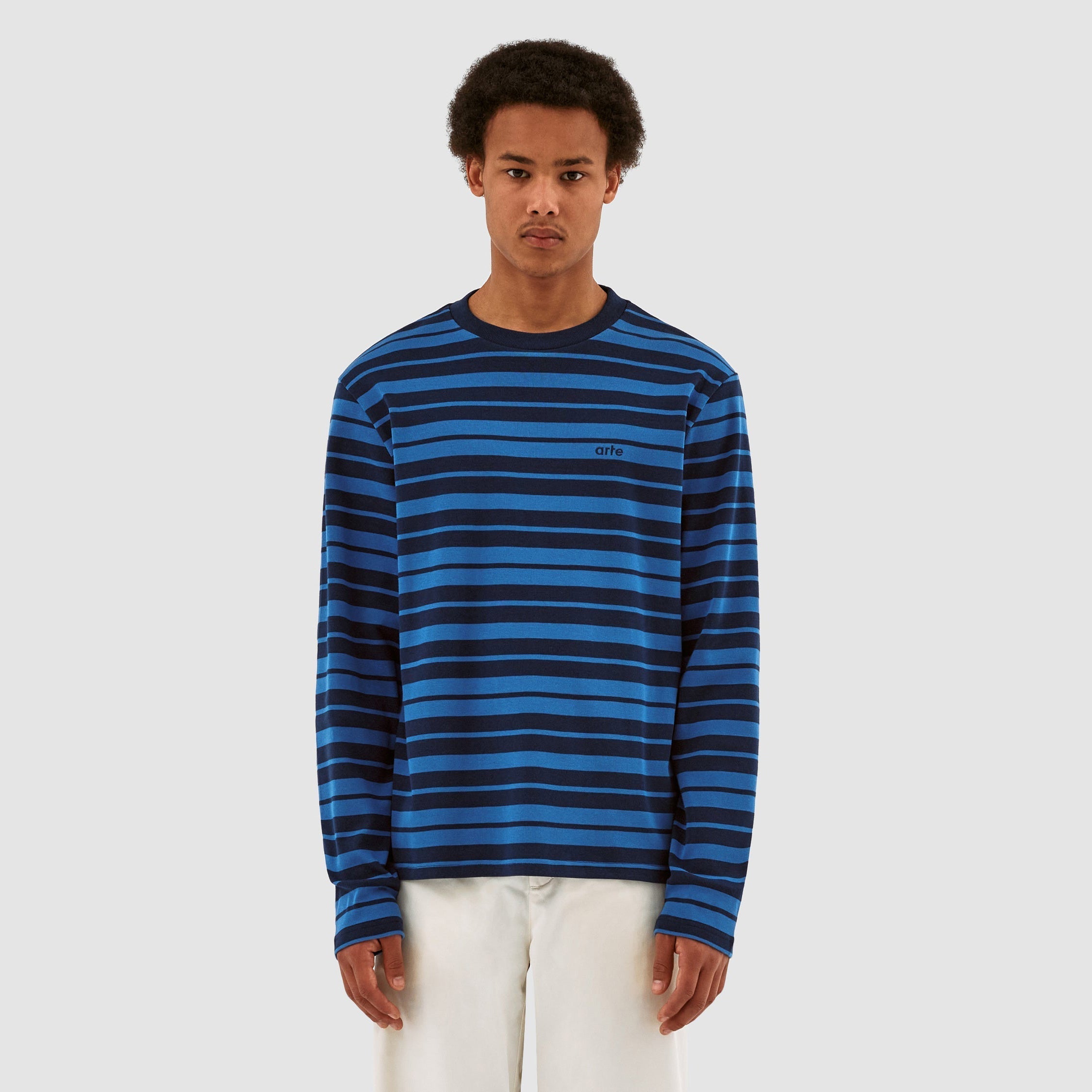 Lee Stripes Longsleeve - Bleu