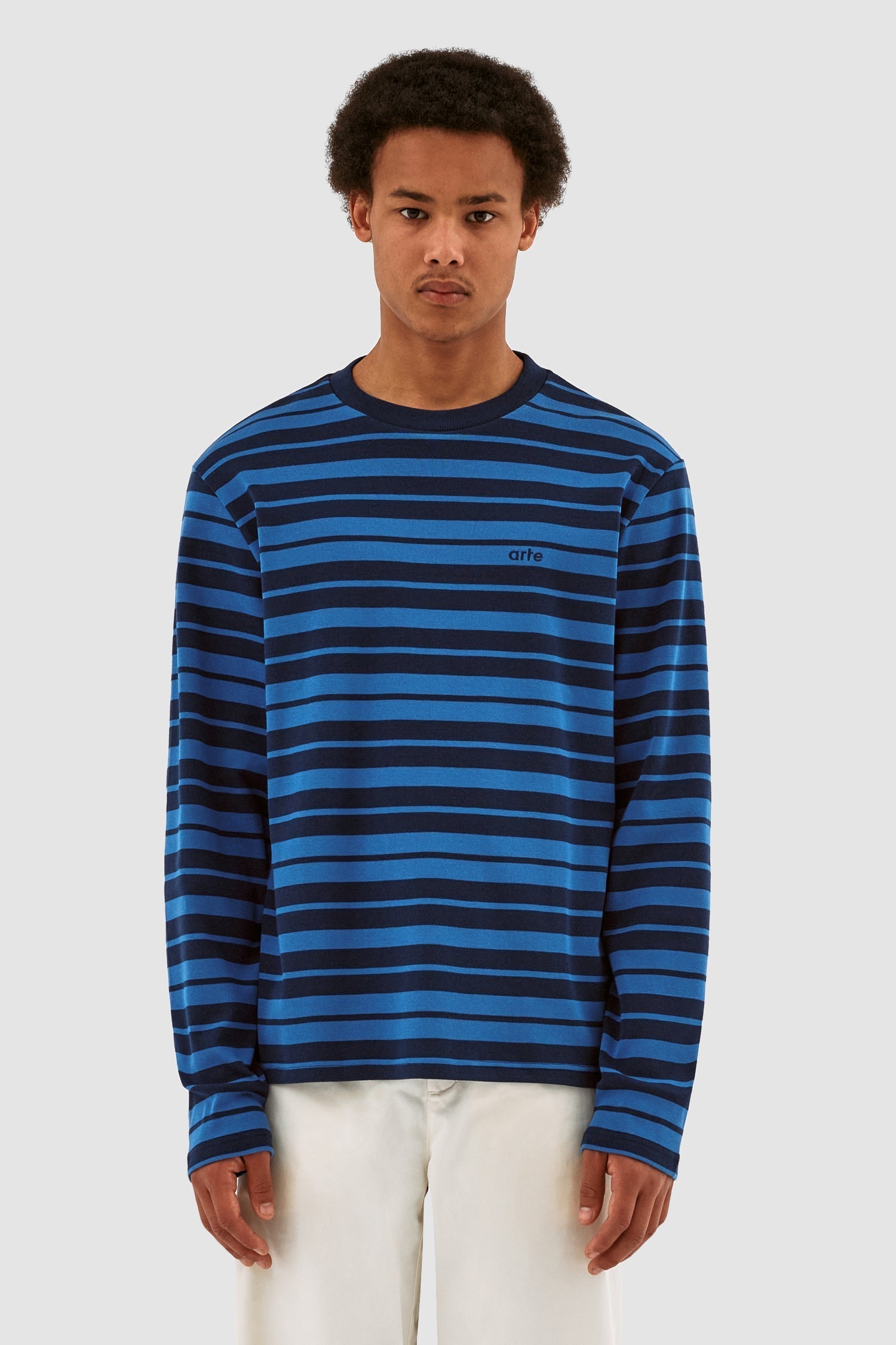 Lee Stripes Longsleeve - Bleu