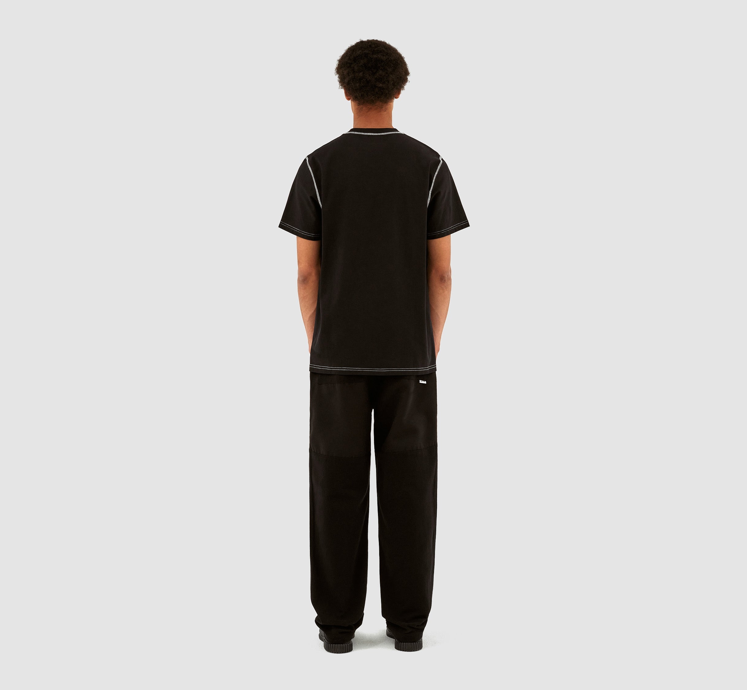 T-shirt contrasté Turner - Noir