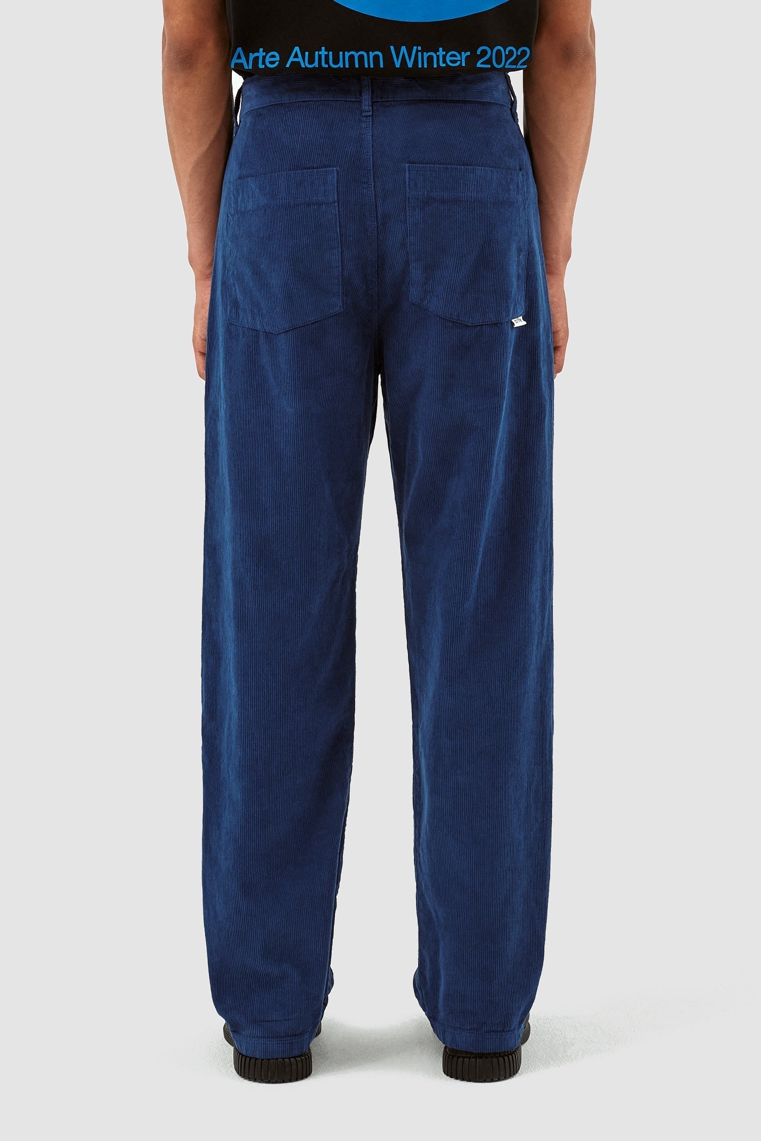 Pantalon en velours côtelé Perry - Marine
