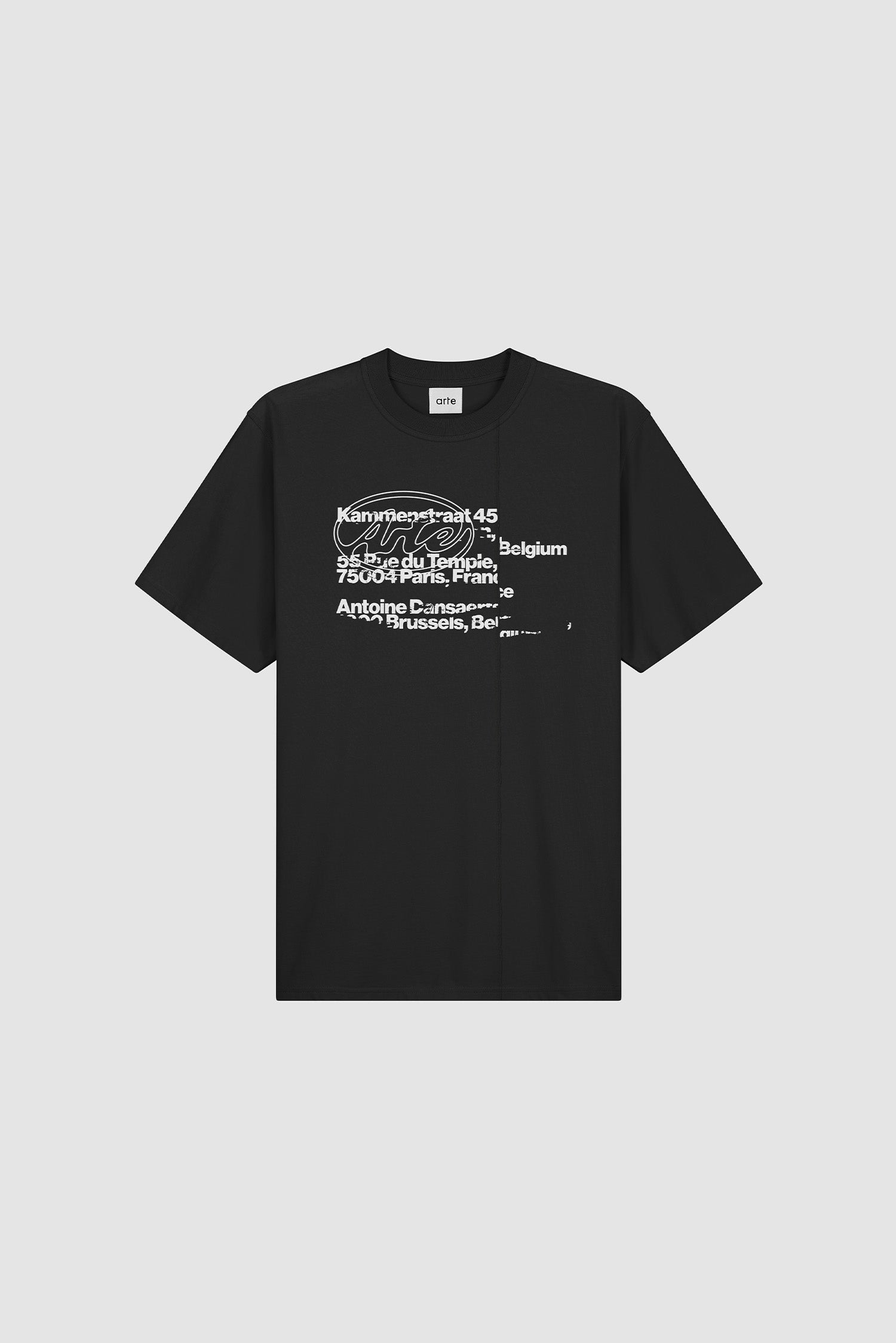 T-shirt Address - Noir