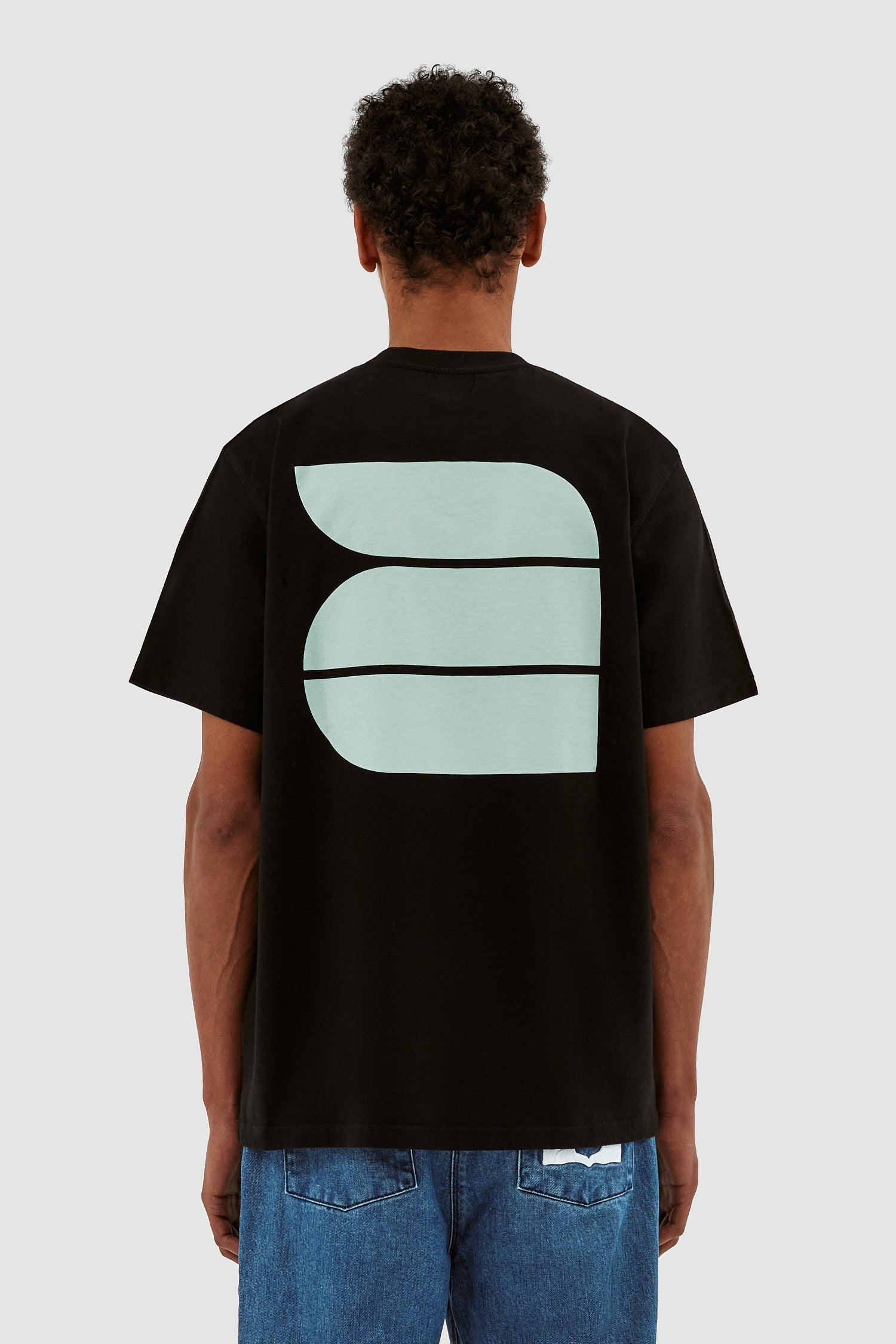 T-shirt Tommy Back A - Noir