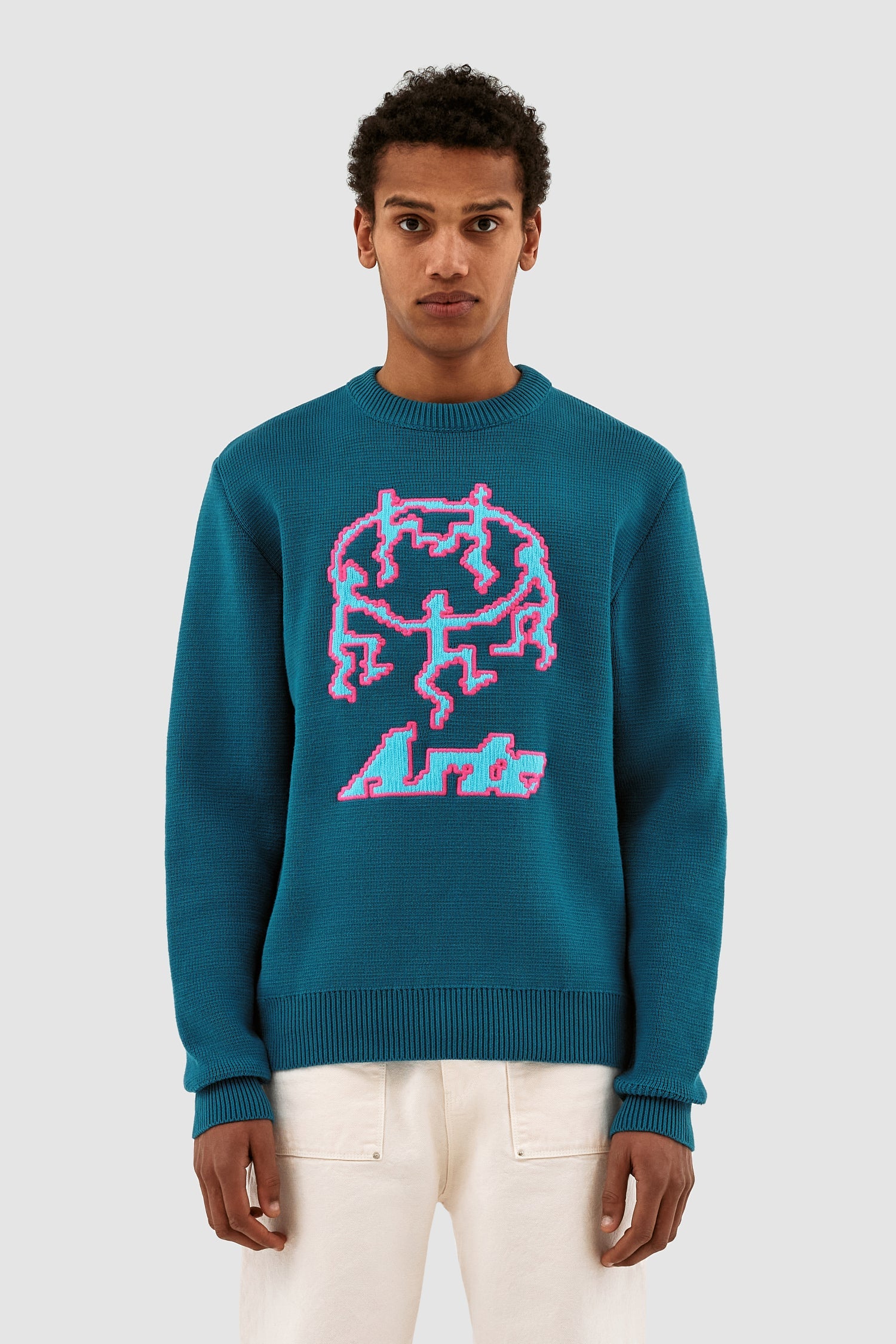 Pull Kobe Pixel Dancers - Bleu pétrole