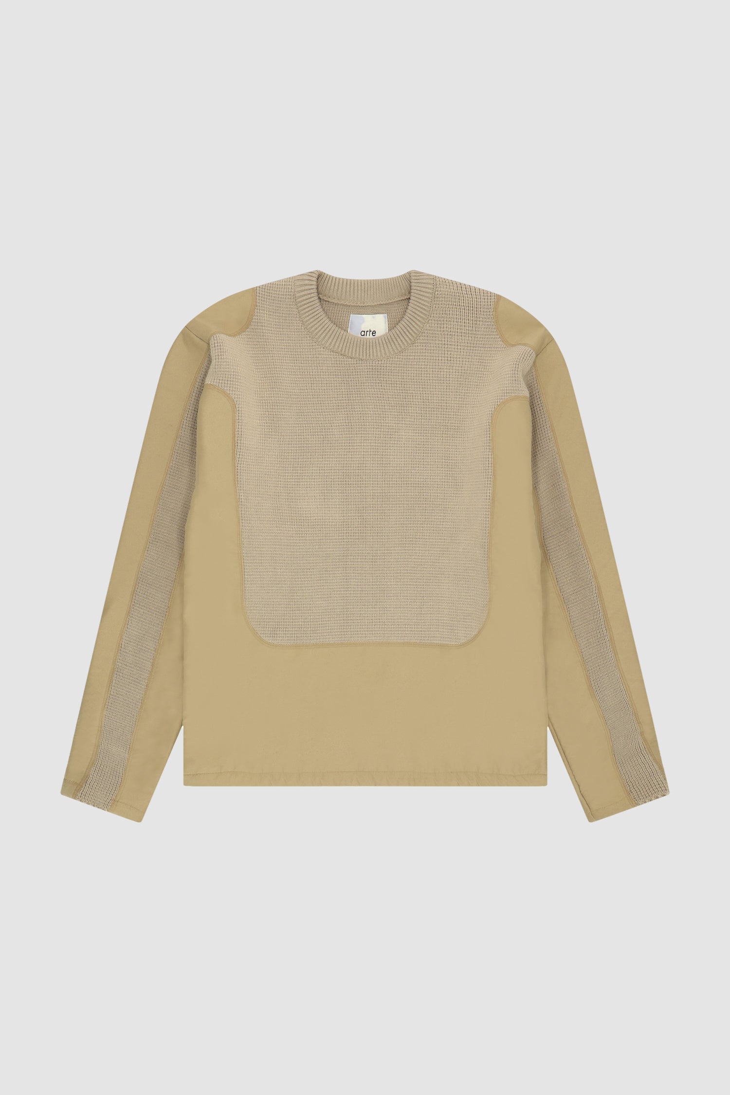 Pull Kris contrasté - Crème