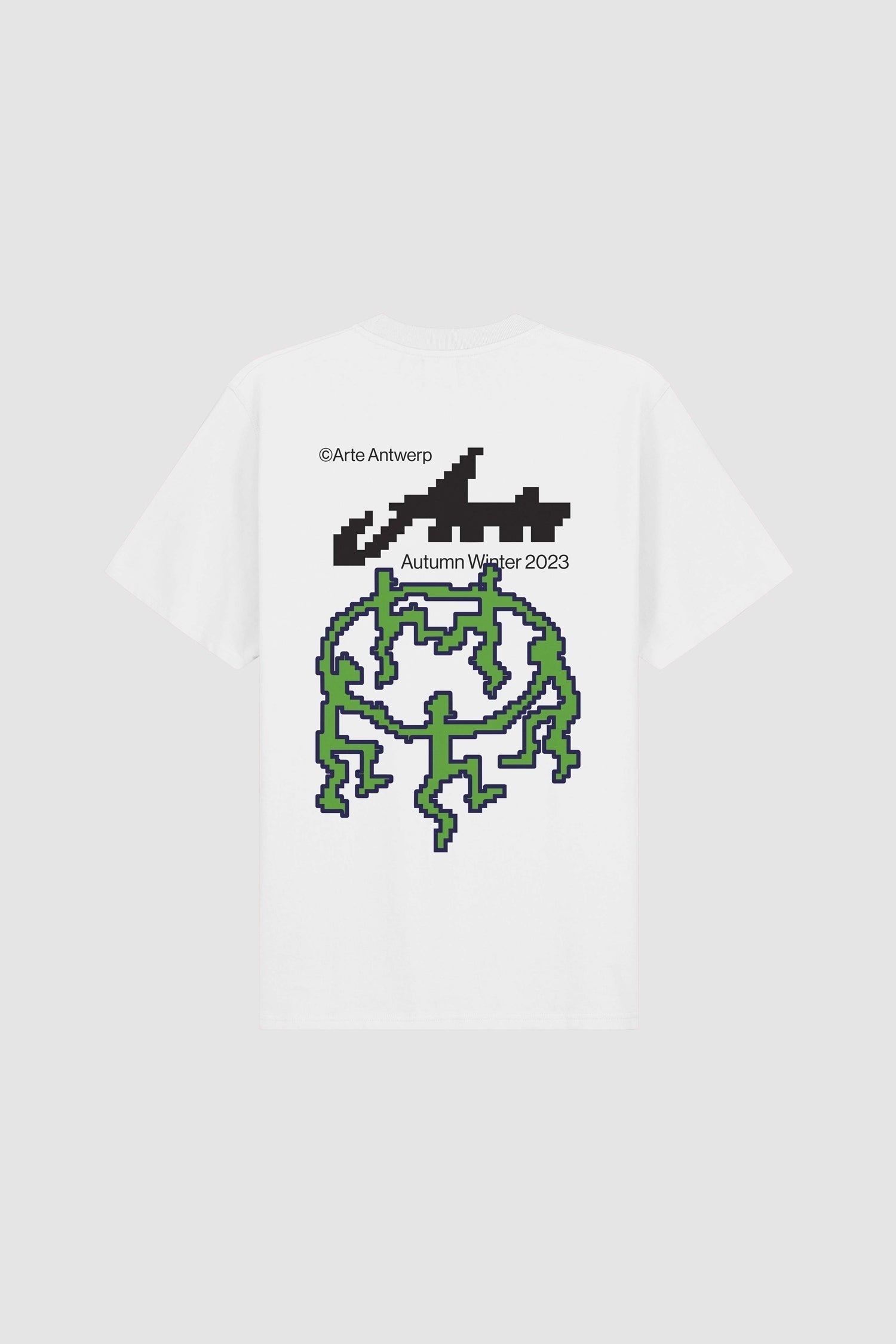 Tommy Back T-shirt Pixel Dancers - Blanc