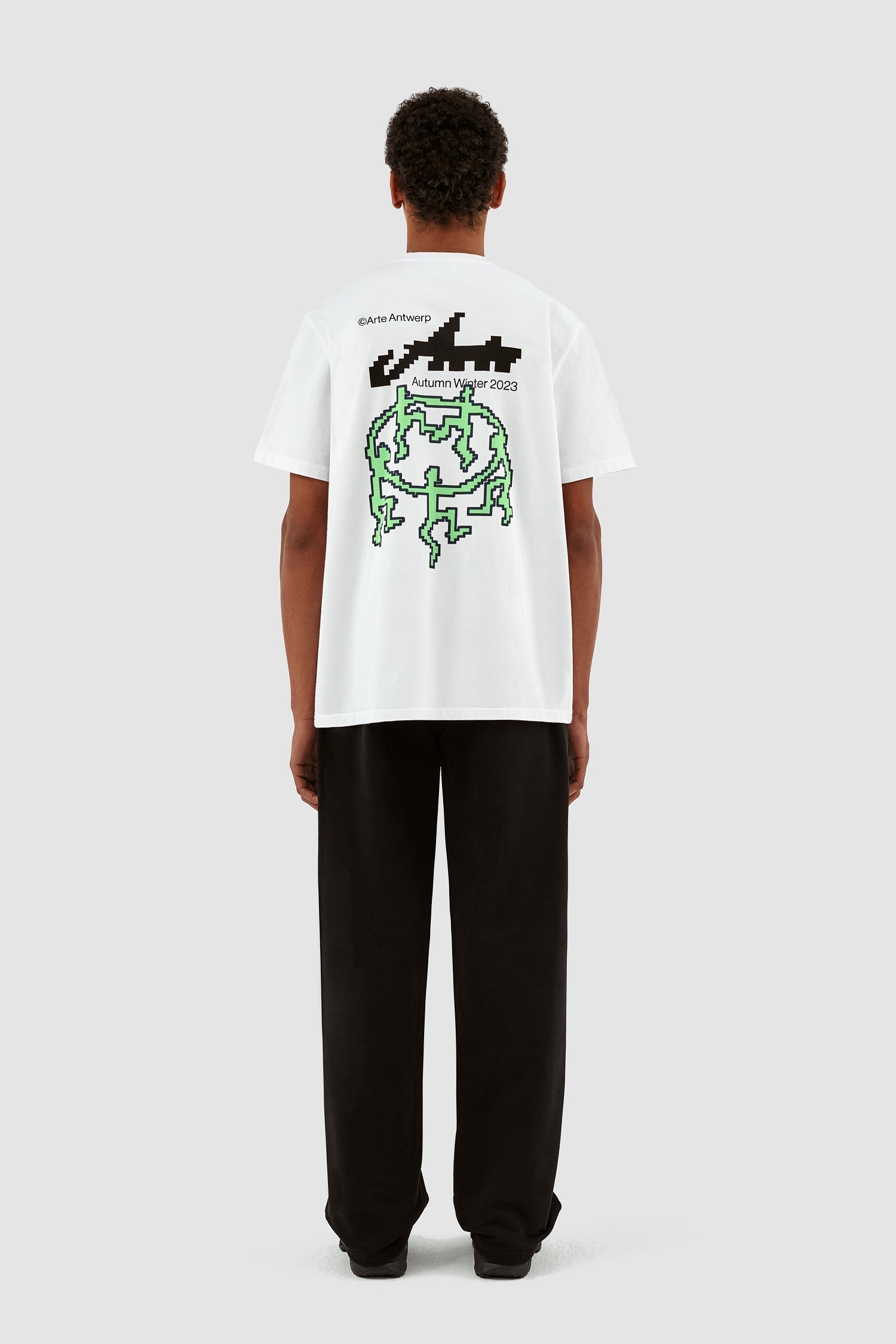 Tommy Back T-shirt Pixel Dancers - Blanc