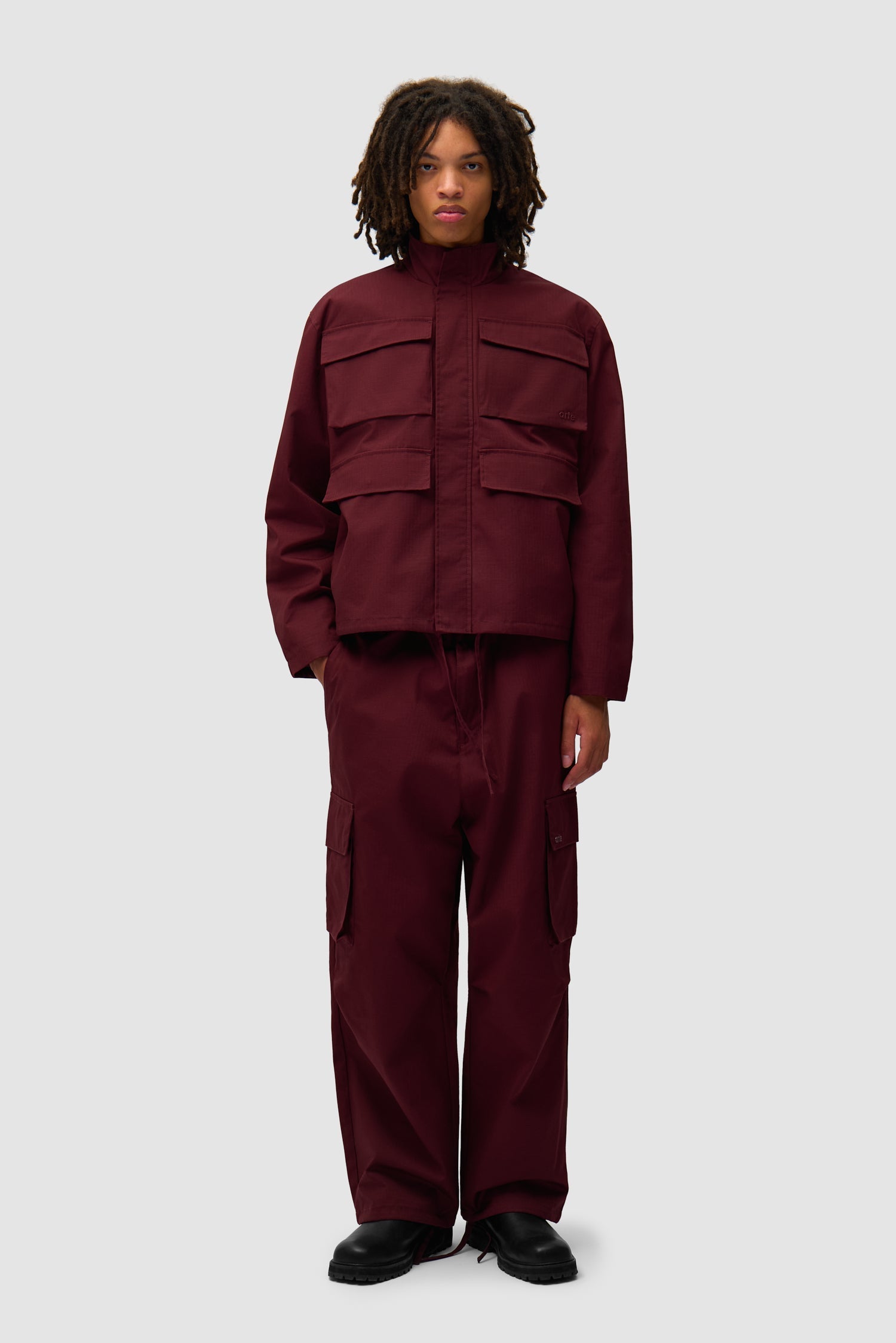 Veste Ripstop cirée - Bordeaux