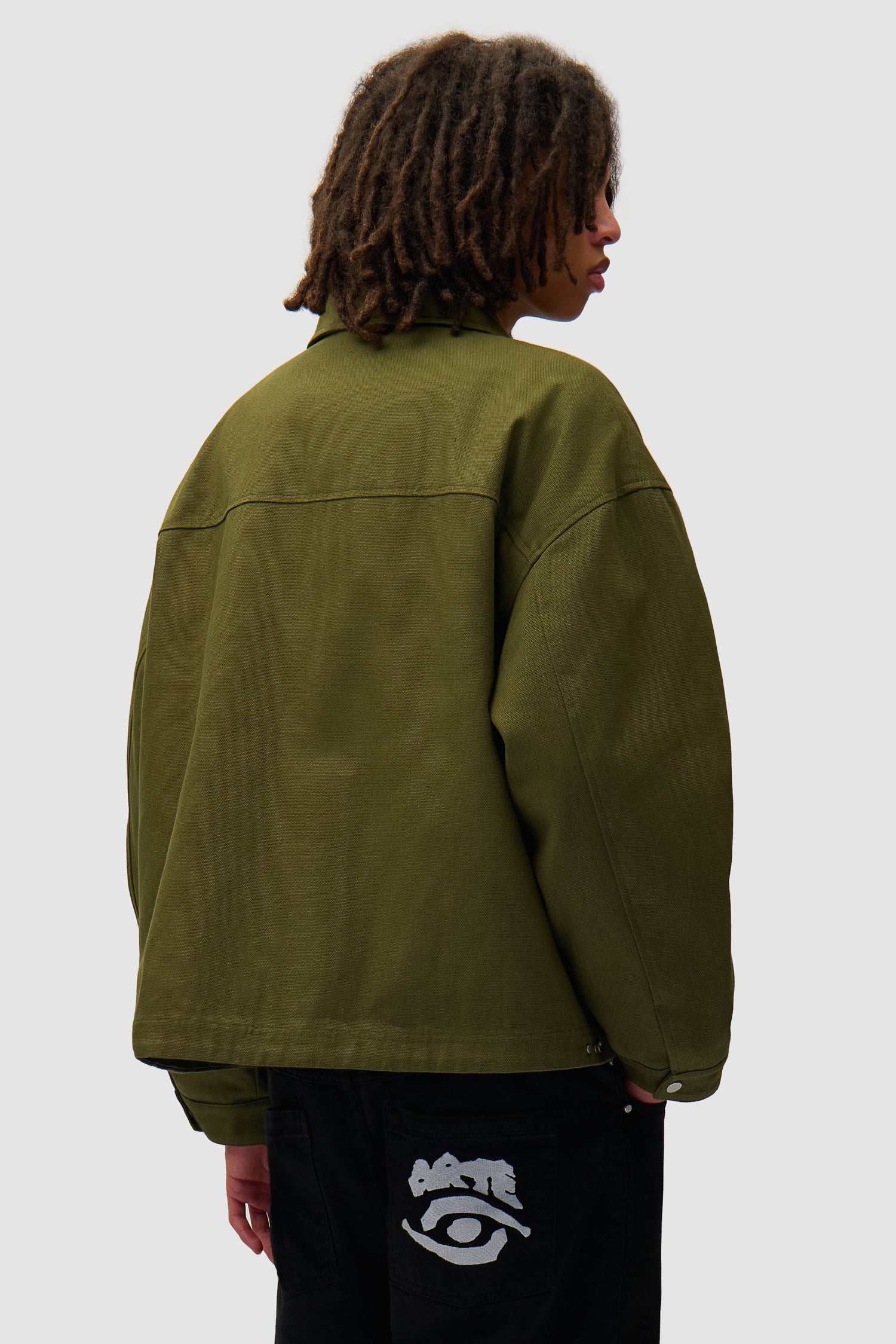 Veste à poches inclinées - Vert (défaut)