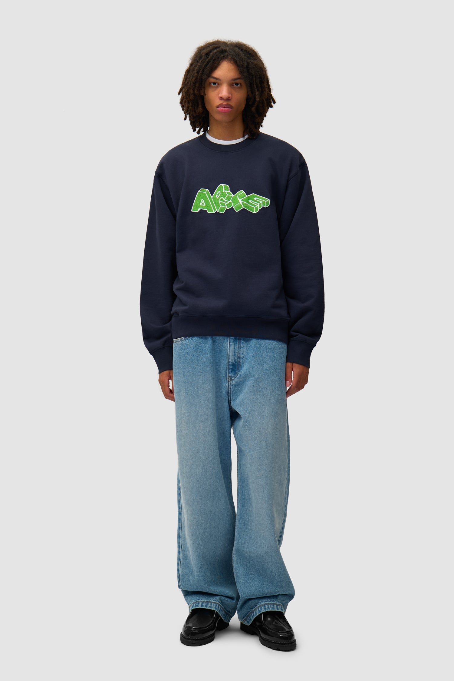 Arte Blocks Crewneck - Marine