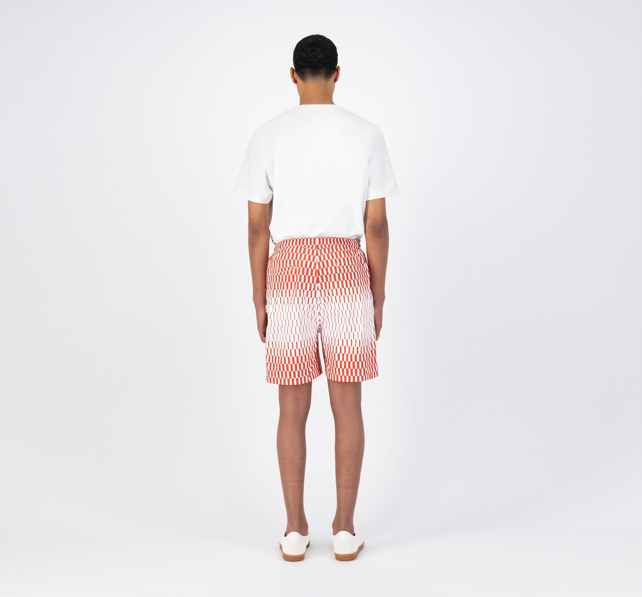 Short Soto Retan - Rouge/Blanc