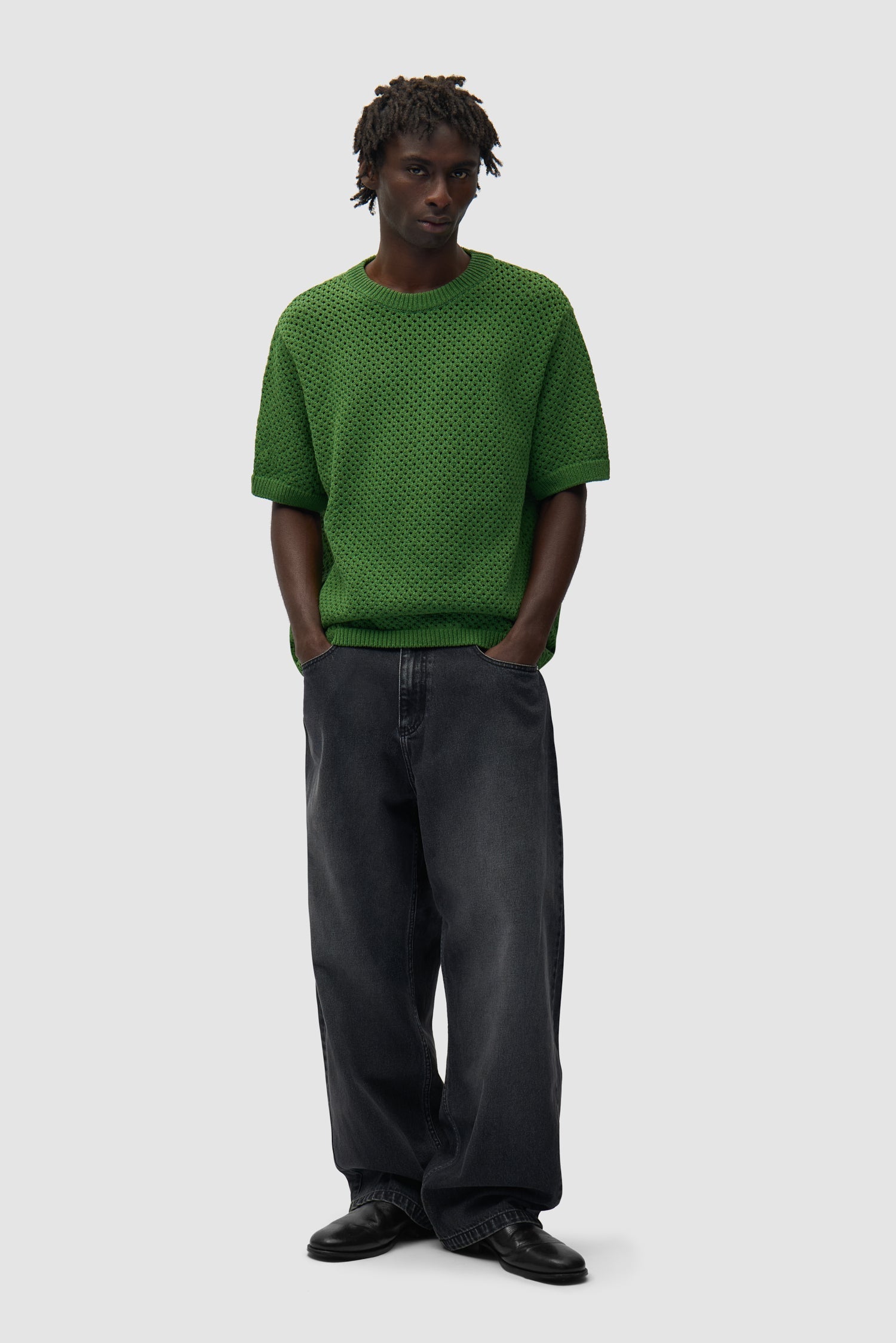 T-shirt au crochet - Vert