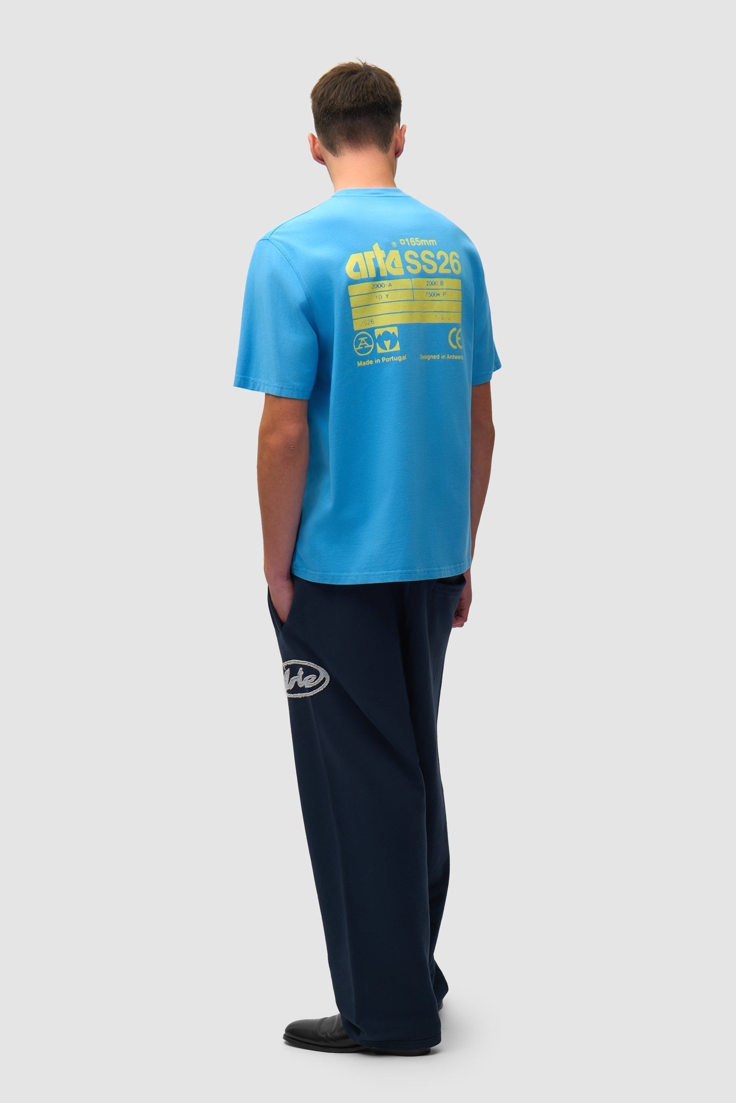 T-shirt SS26 Back - Bleu