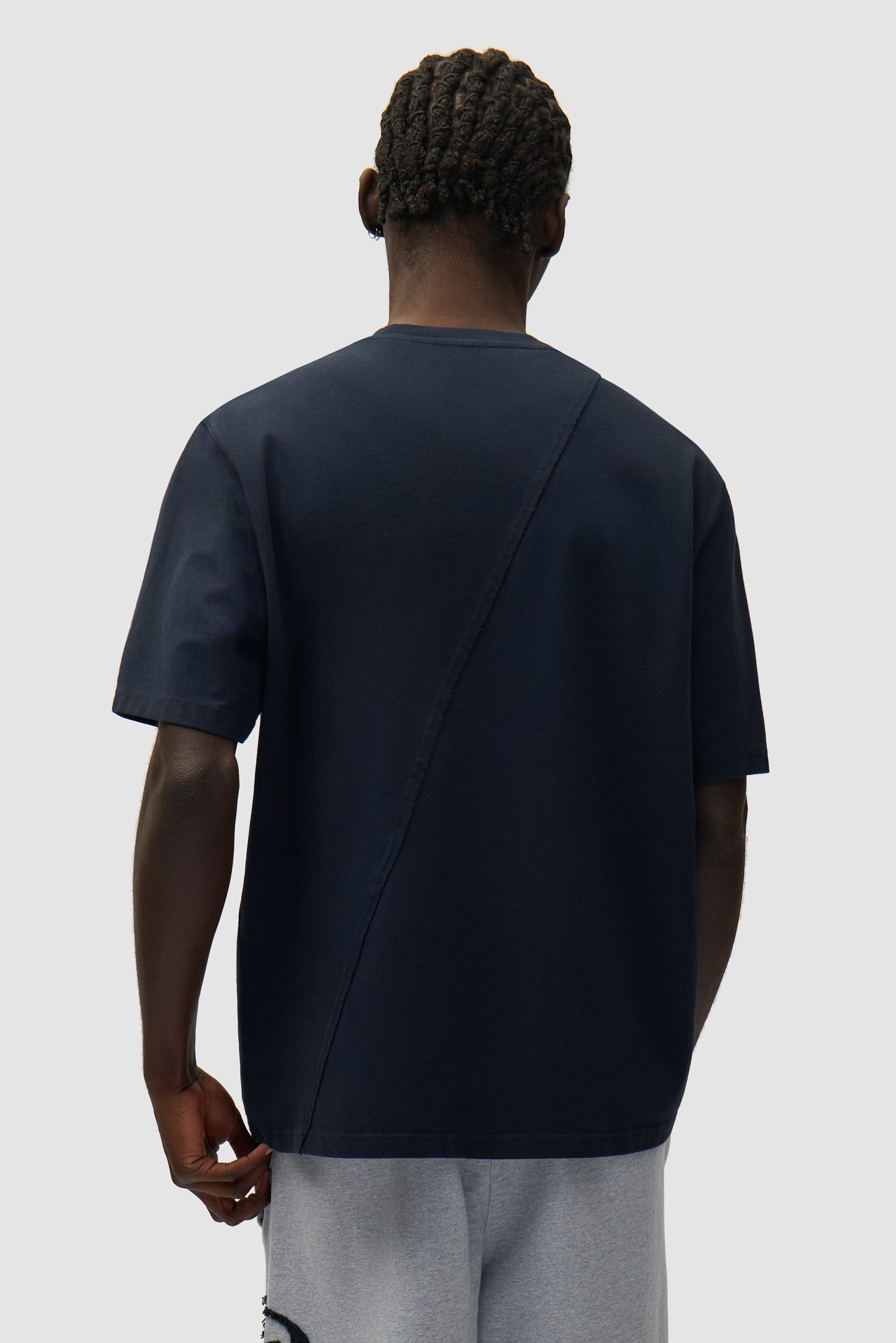 T-shirt avec logo cercle - Bleu marine