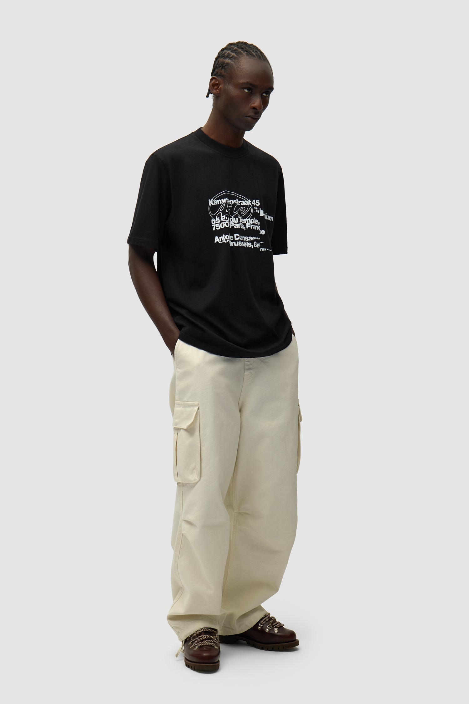T-shirt Address - Noir