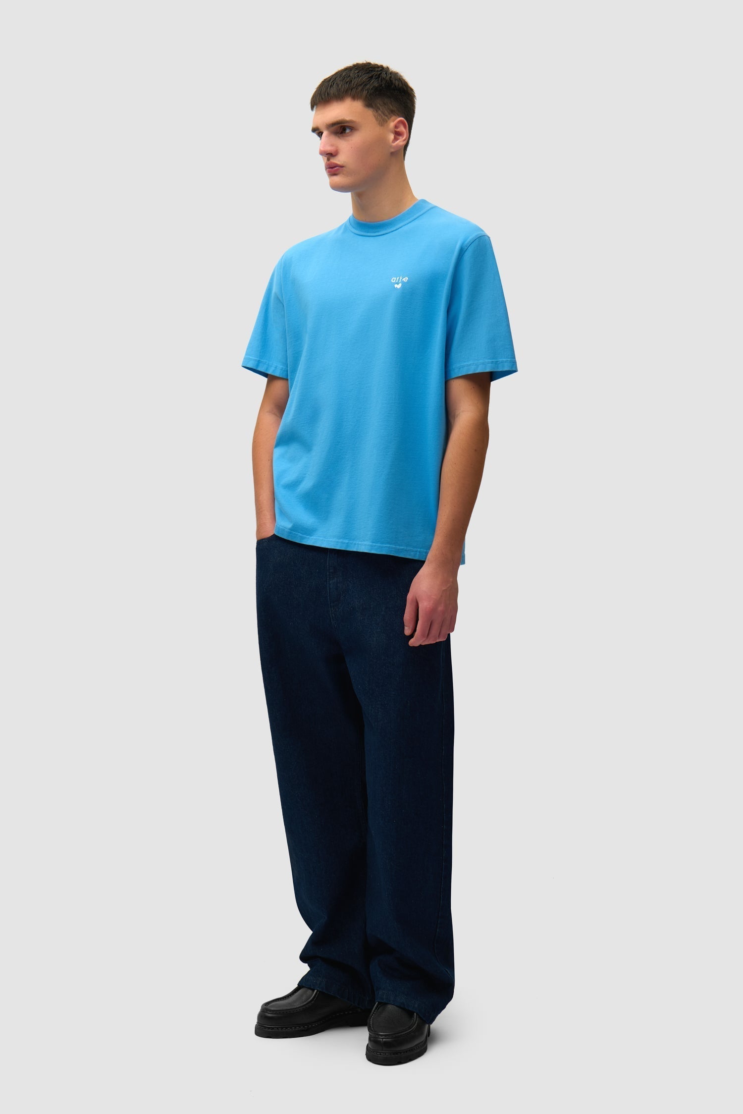 T-shirt avec logo cœur - Bleu