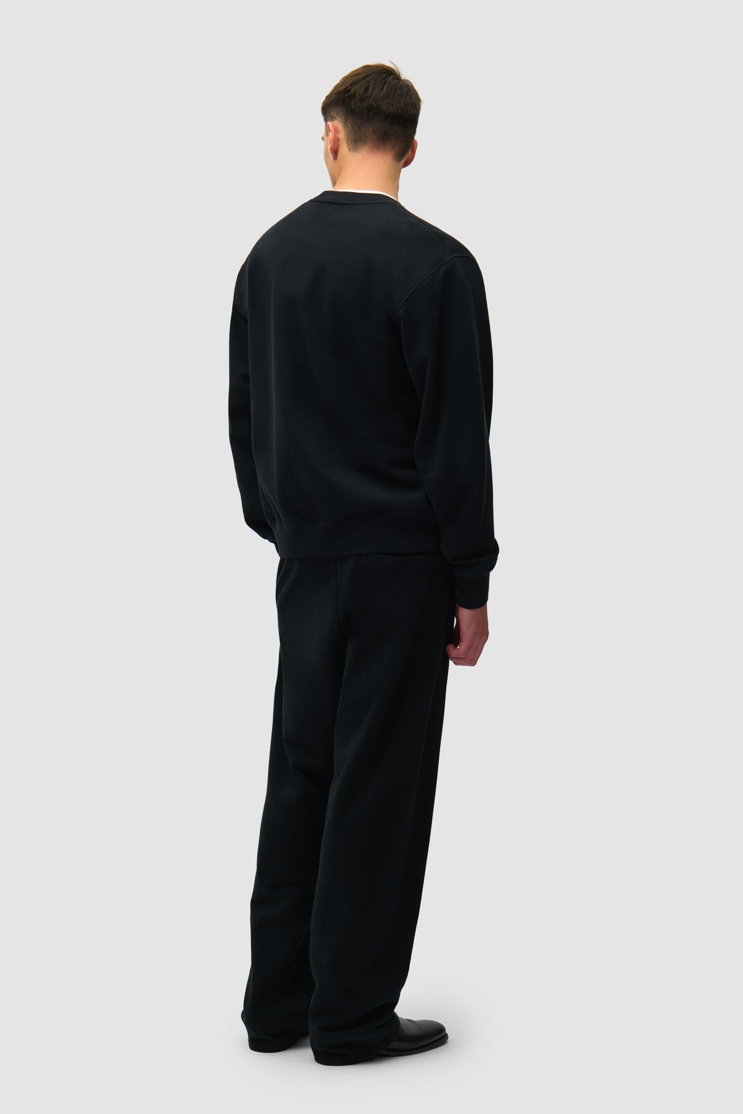 T-shirt à col rond avec logo cœur - Noir