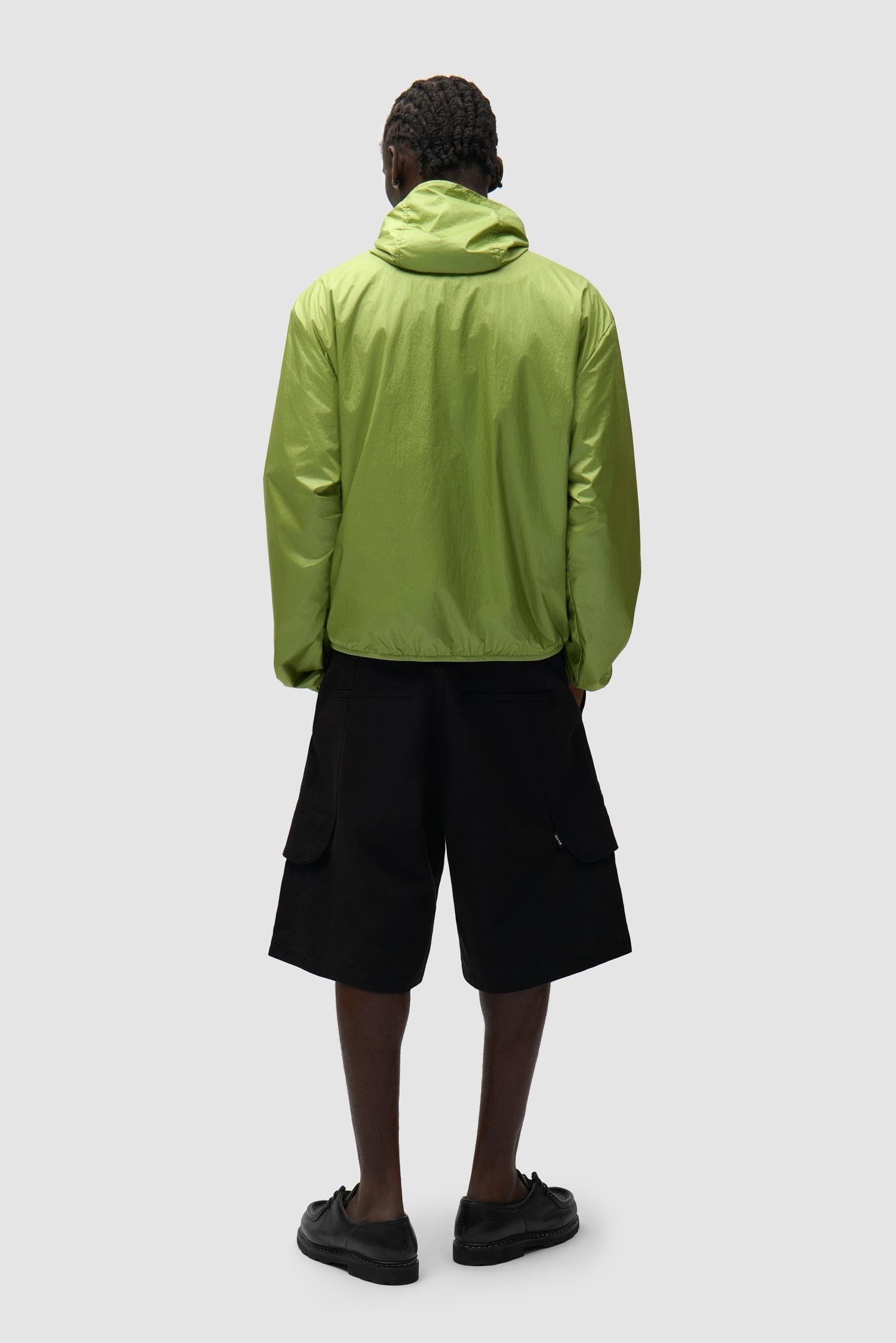 Veste en nylon brillant - Vert