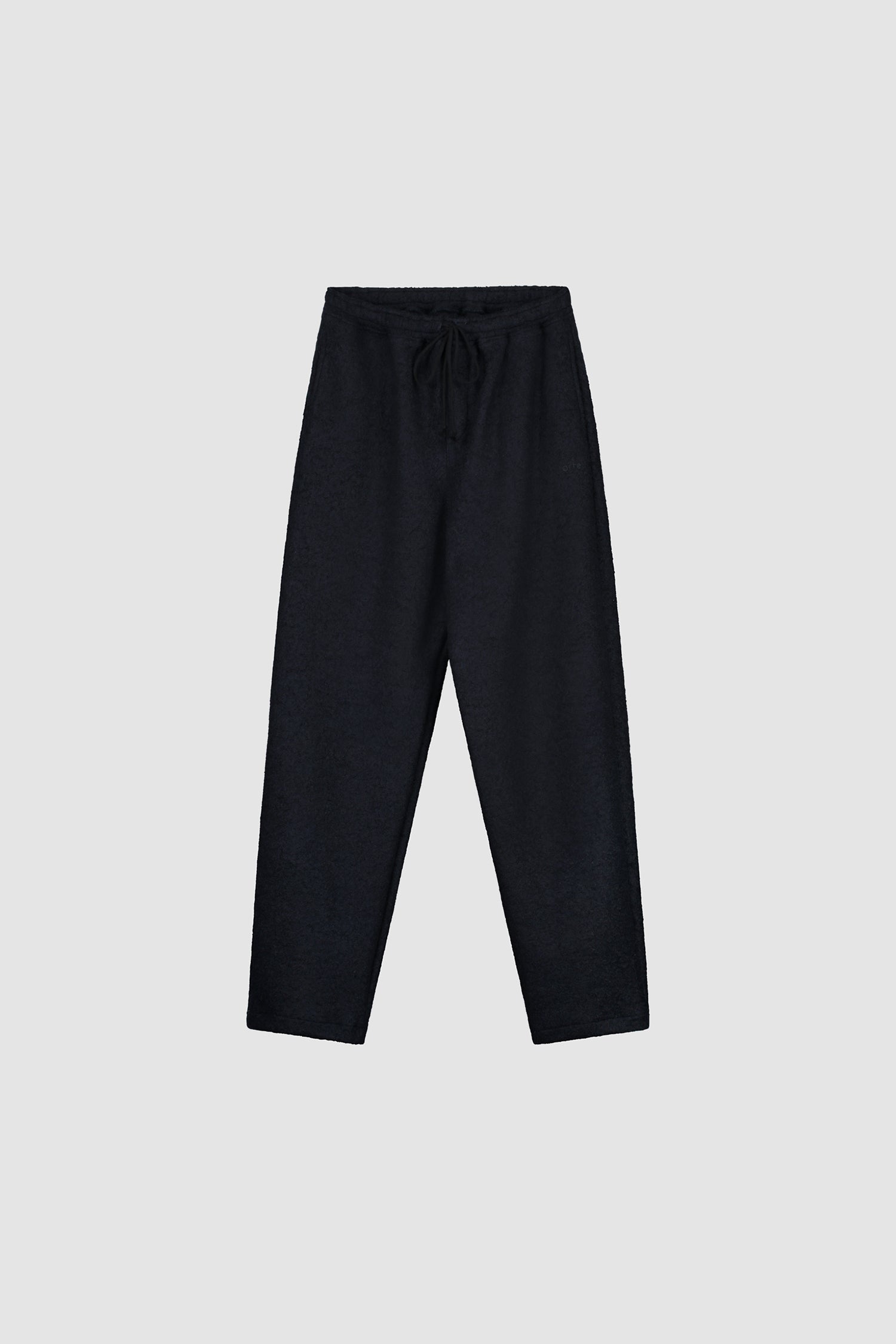 Pantalon en laine bouillie - Marine