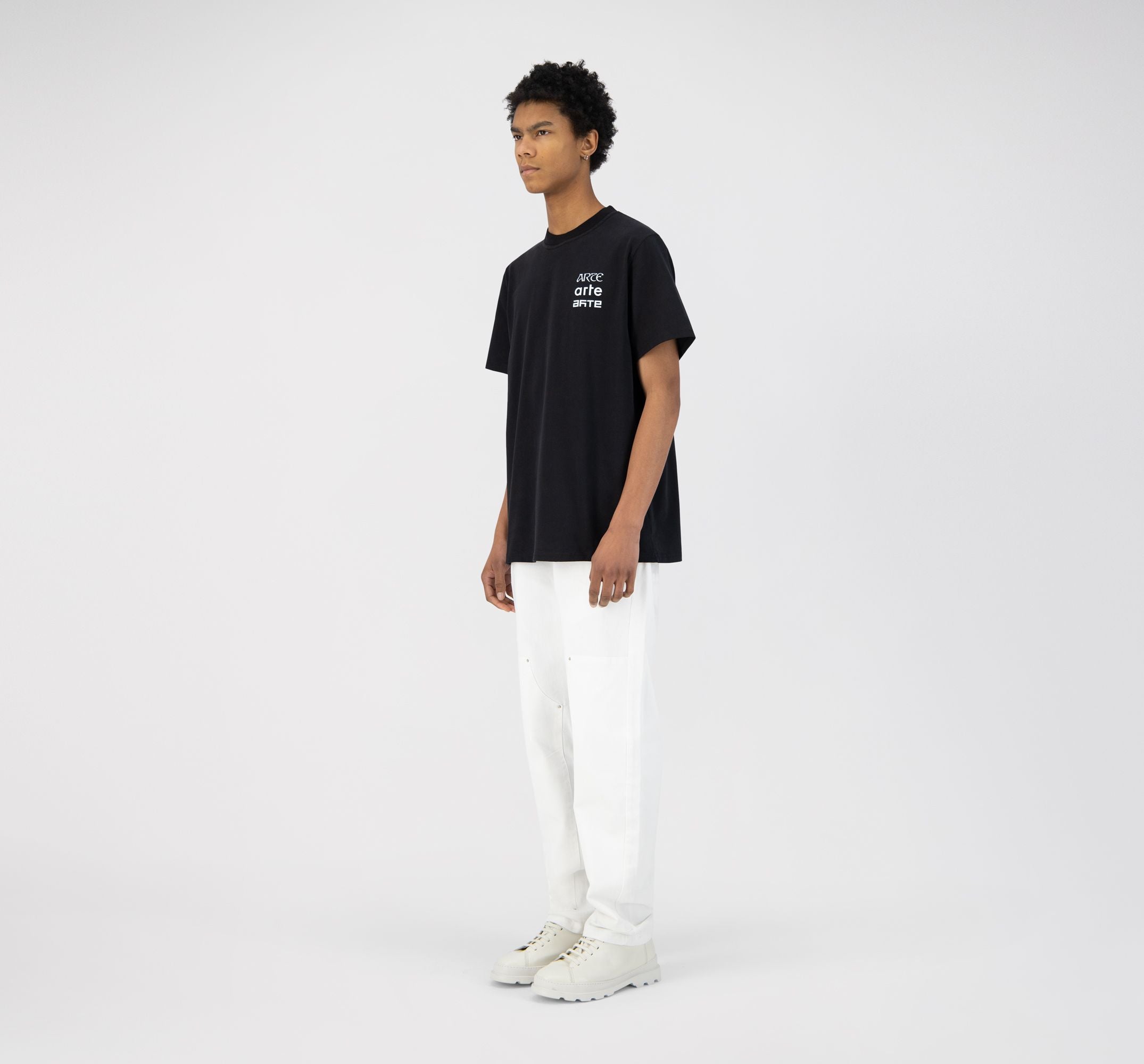 T-shirt Tissot Multi Logo - Noir
