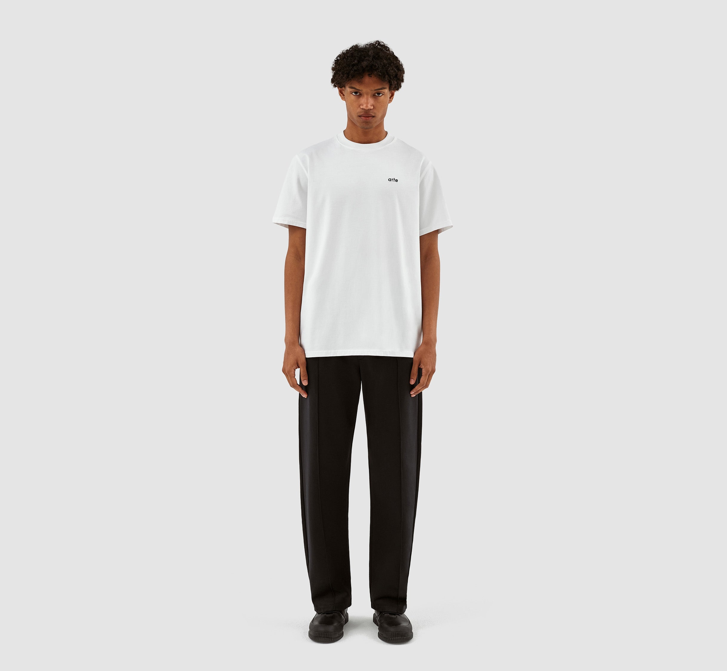 T-shirt imprimé Y de Taut Back - Blanc