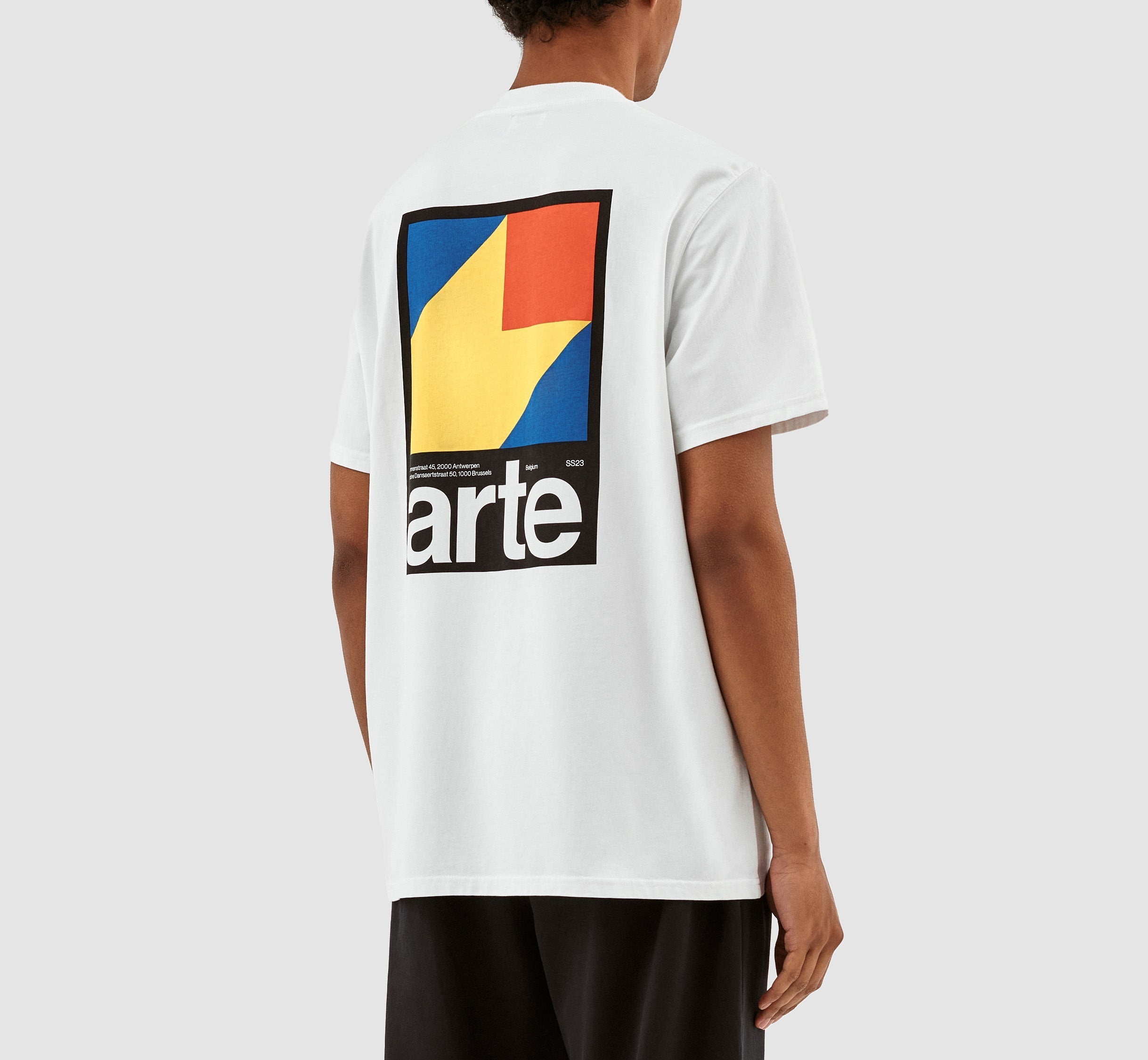 T-shirt imprimé Y de Taut Back - Blanc