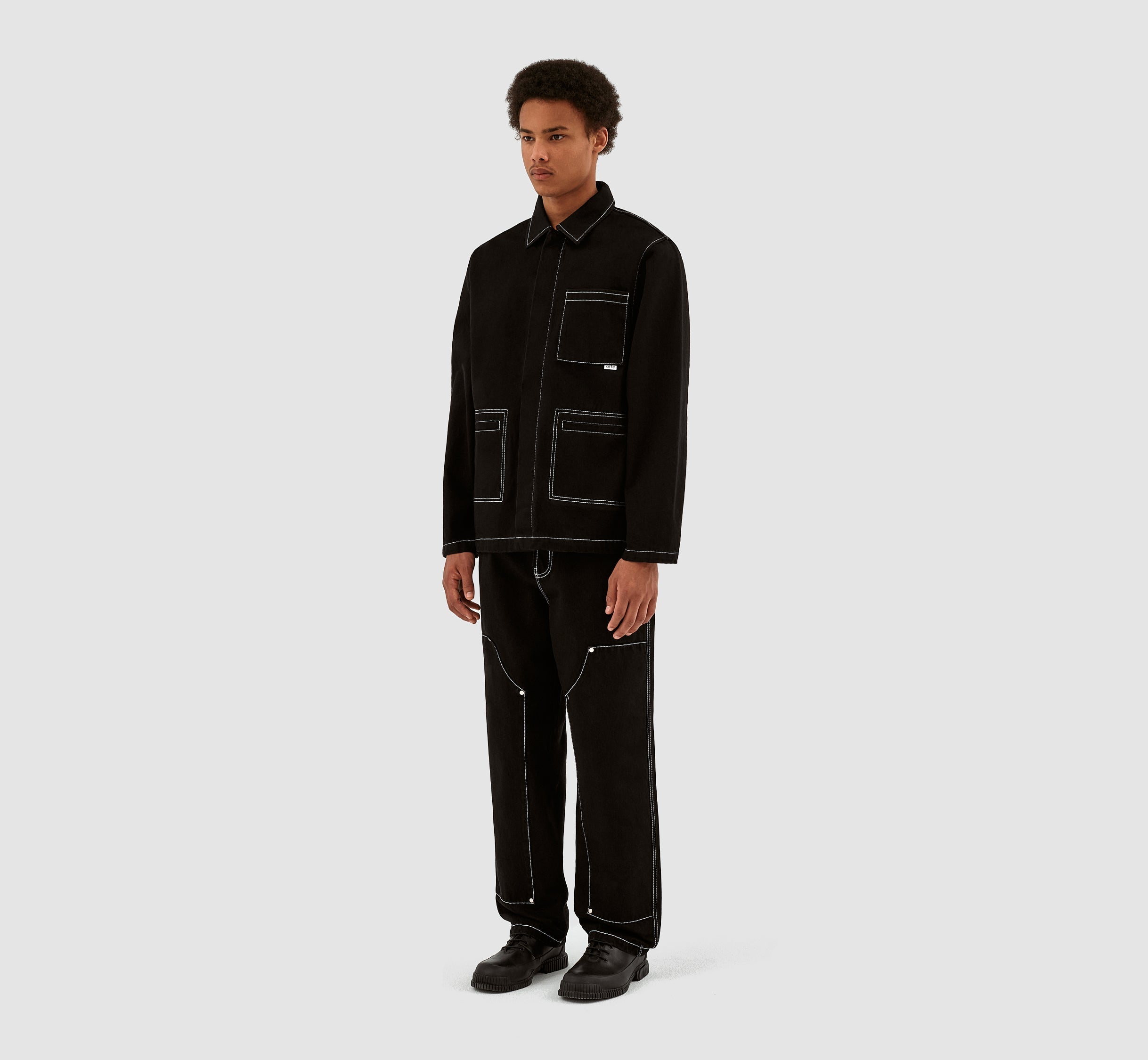 Veste Workwear Poelzig - Denim noir