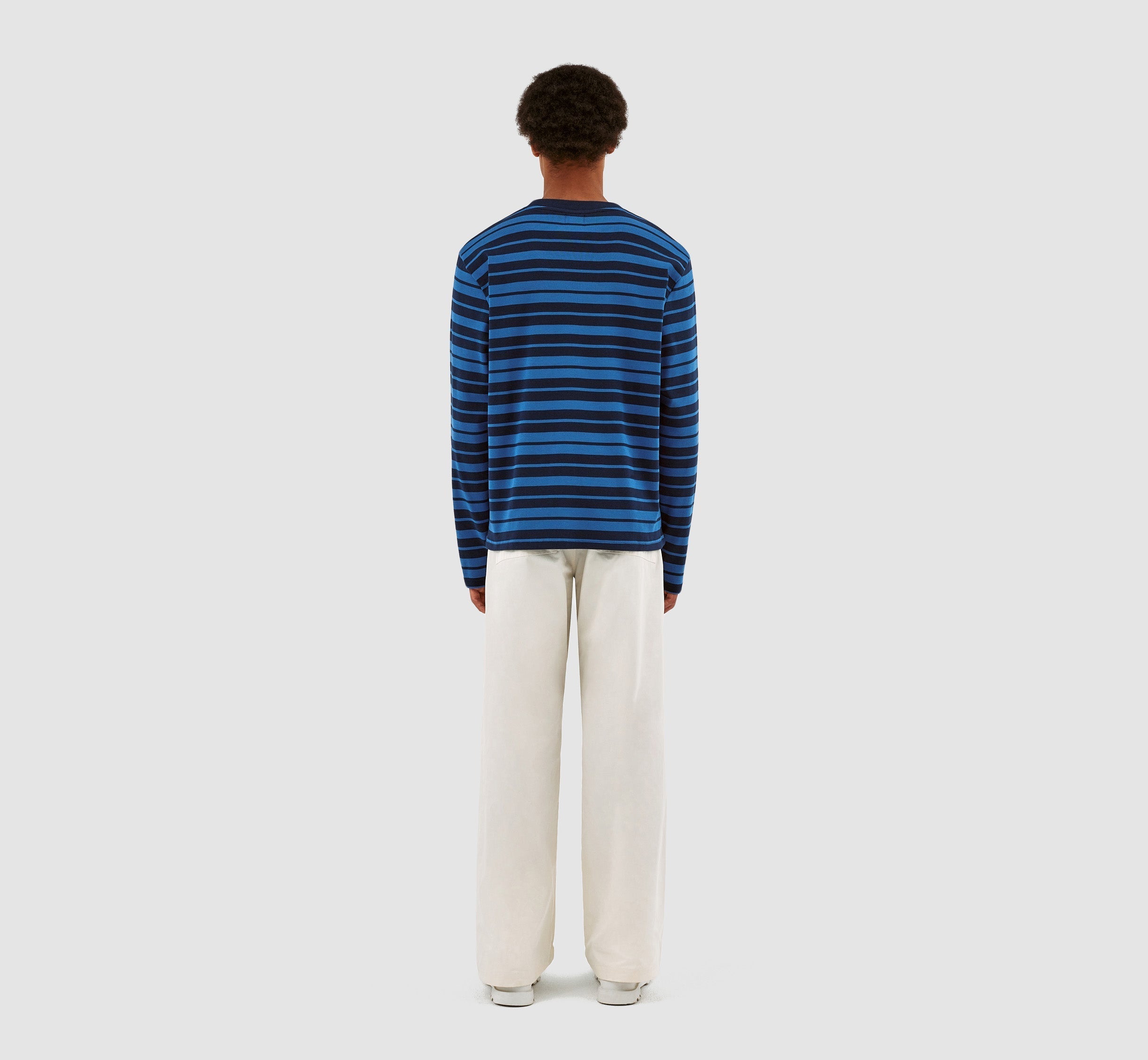 Lee Stripes Longsleeve - Bleu