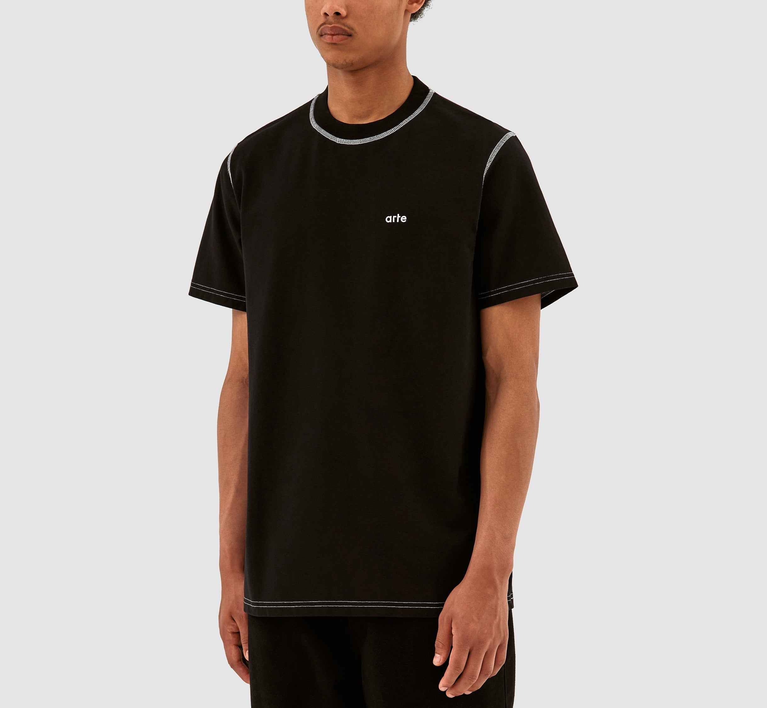 T-shirt contrasté Turner - Noir