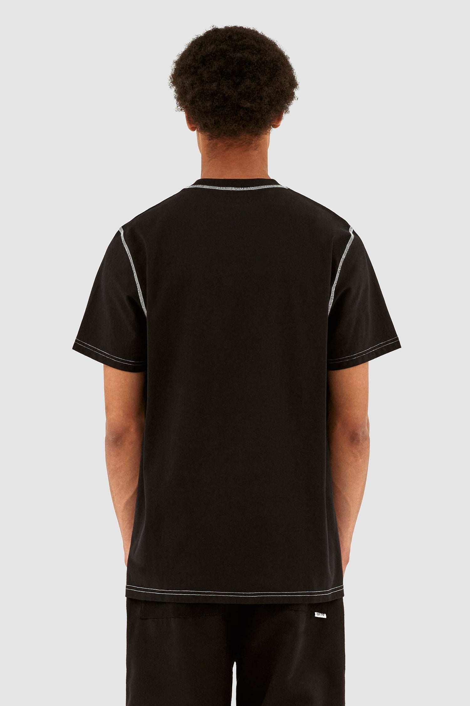 T-shirt contrasté Turner - Noir
