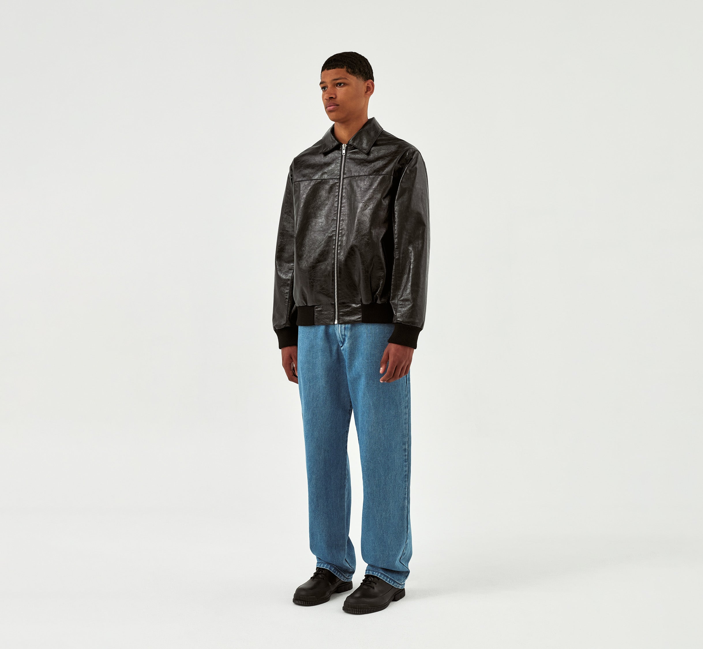 Veste brevetée Jonah - Noir