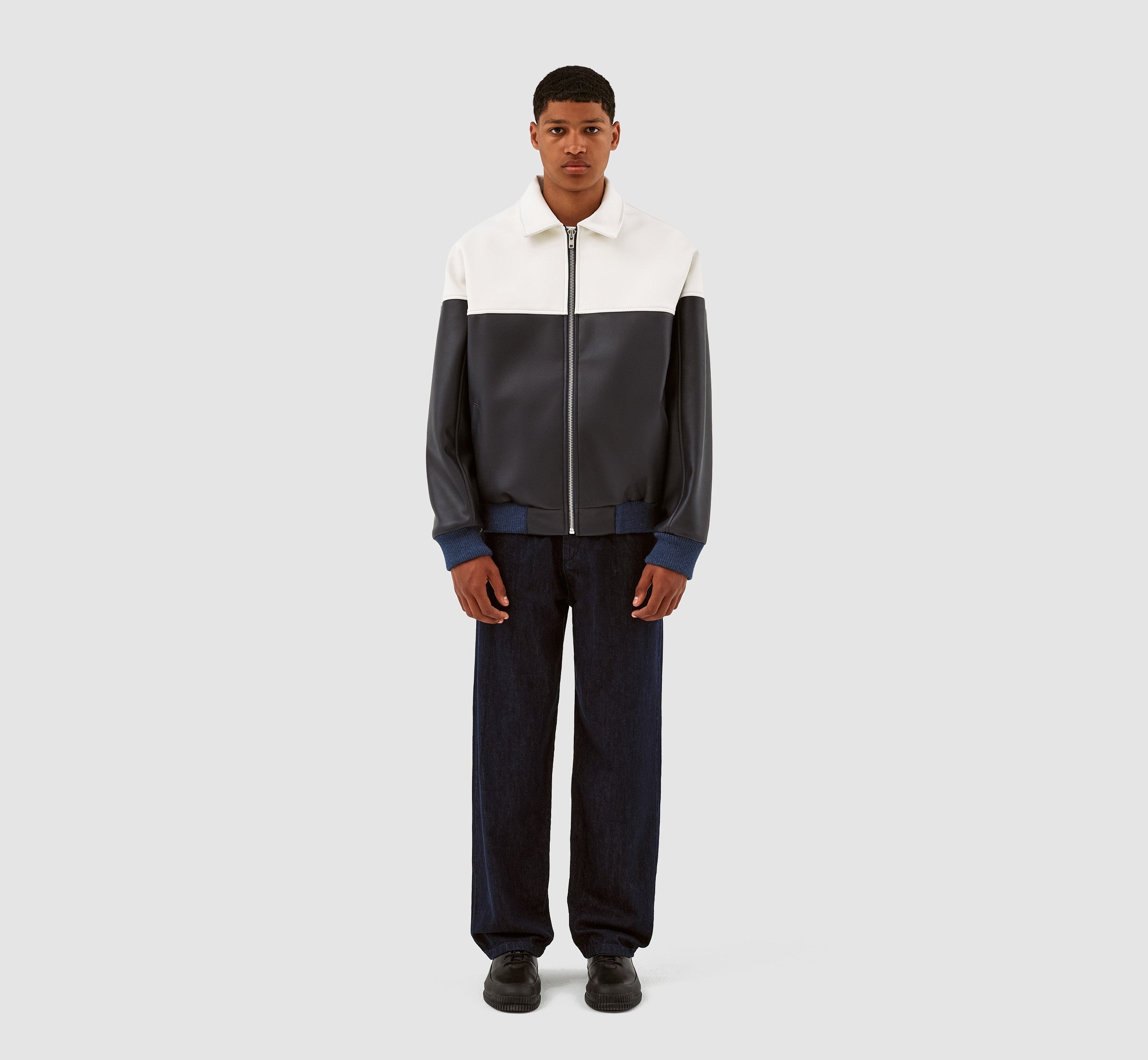 Veste Jonah Colorblock - Blanc/Marine