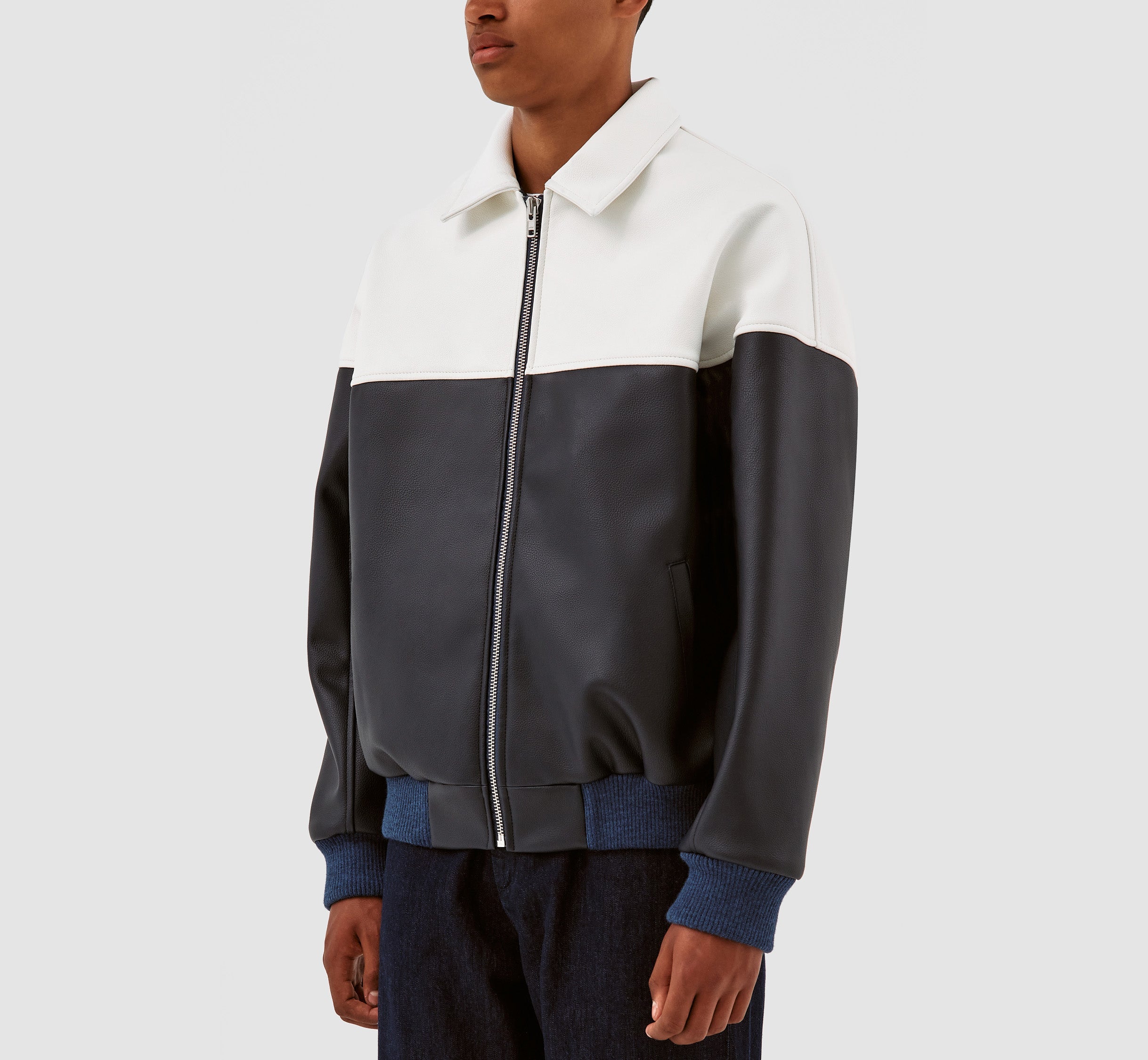 Veste Jonah Colorblock - Blanc/Marine