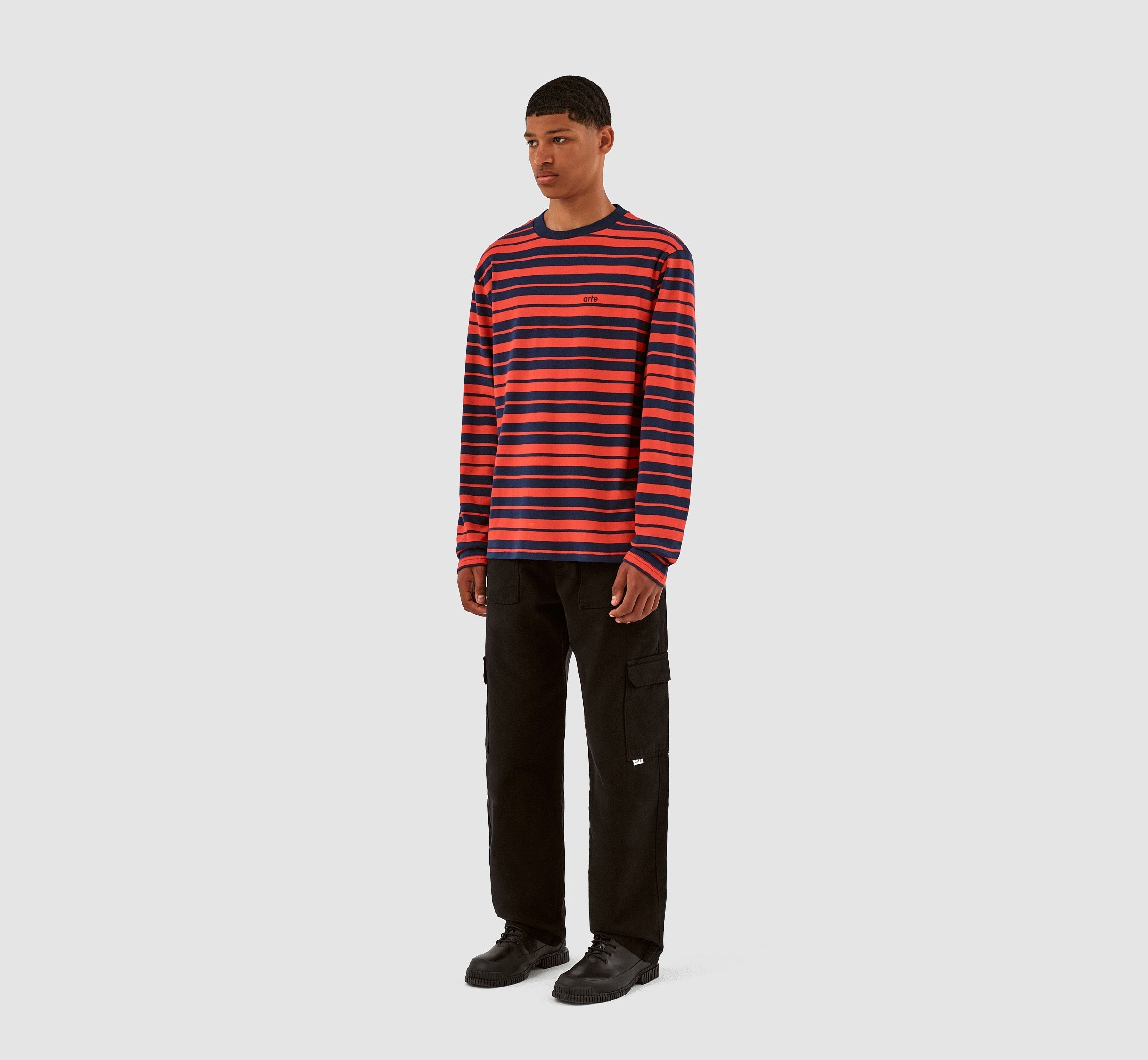 Lee Stripes Longsleeve - Navy/Red