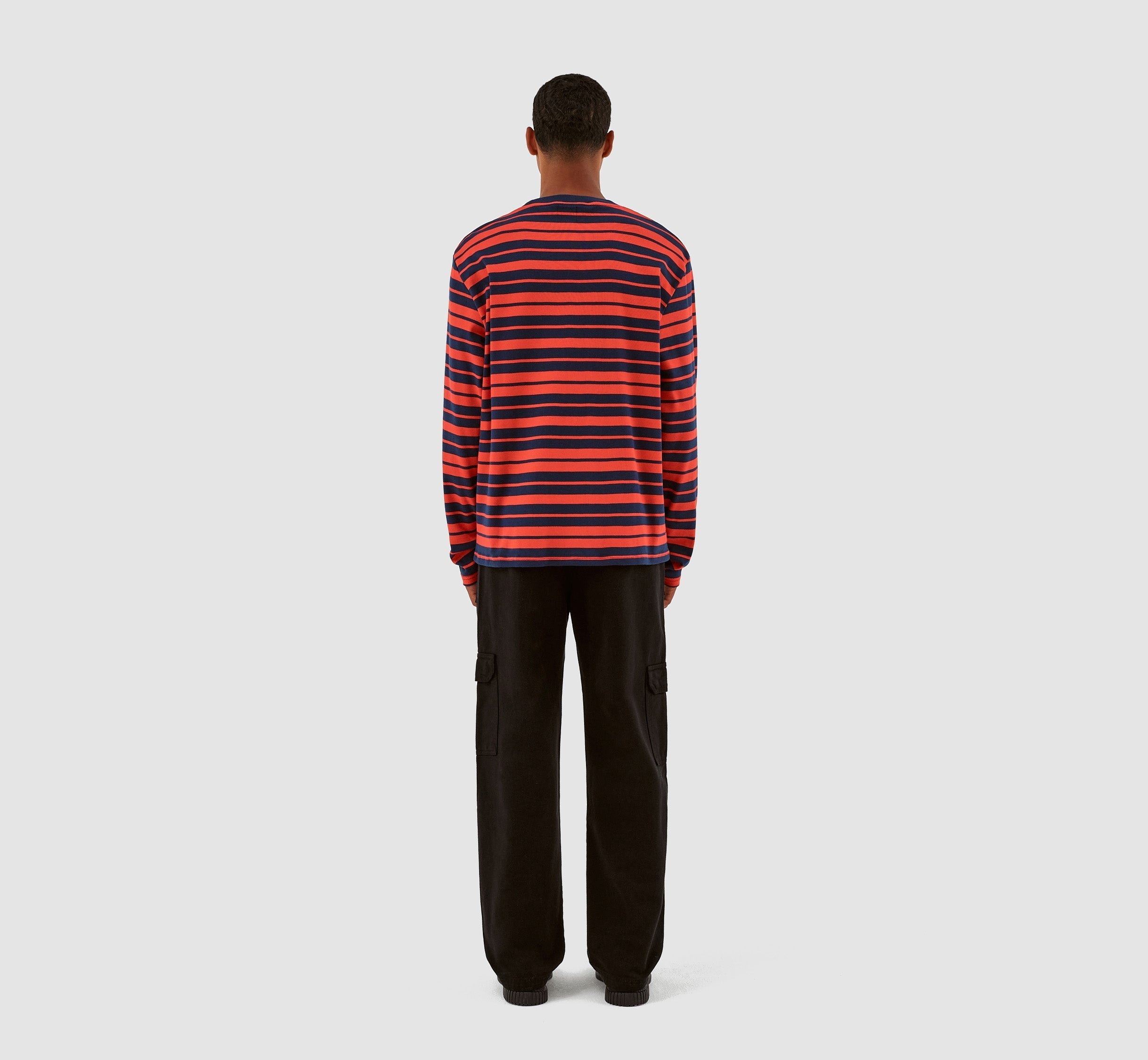 Lee Stripes Longsleeve - Navy/Red