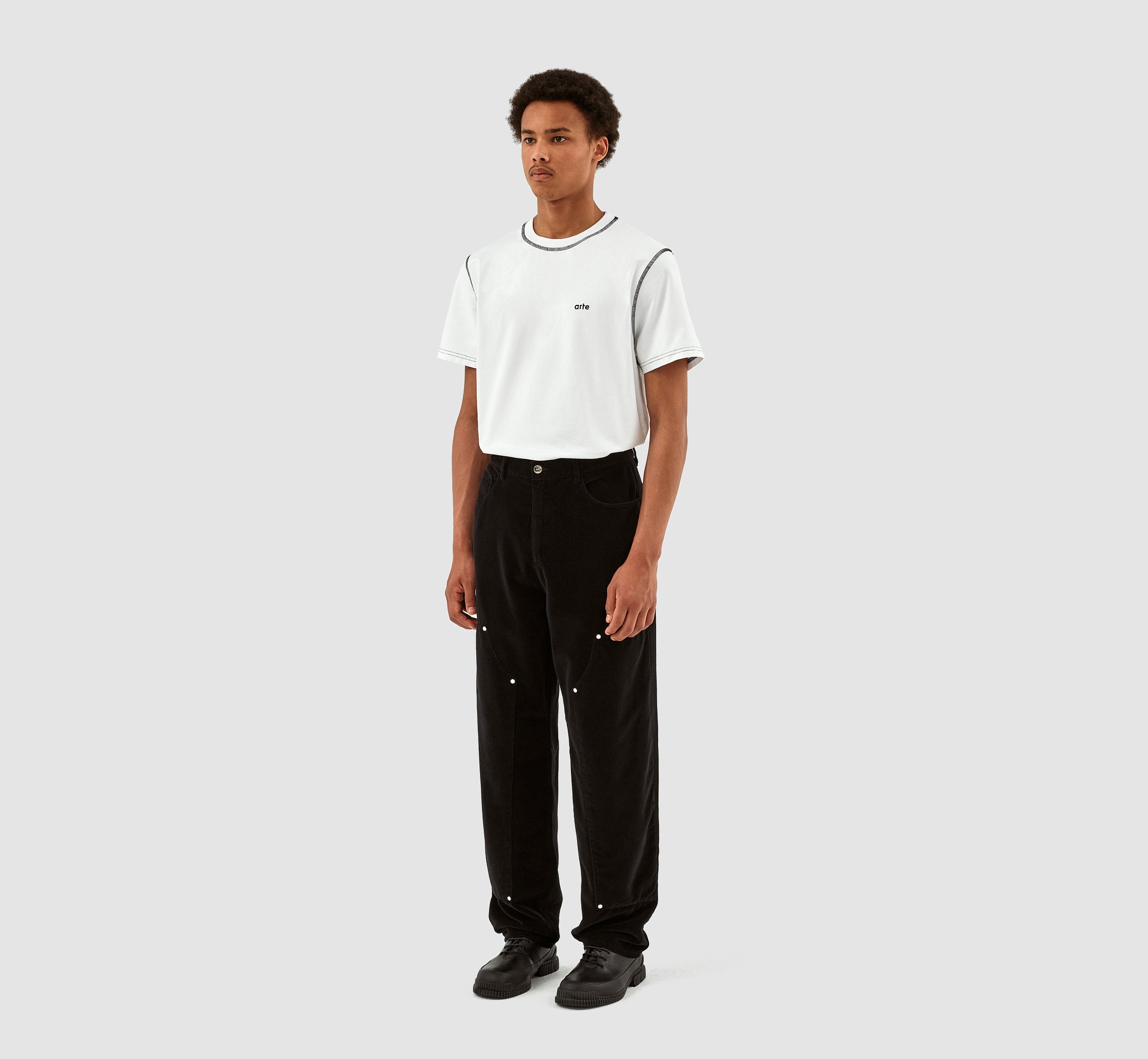 Pantalon en velours Porter - Noir