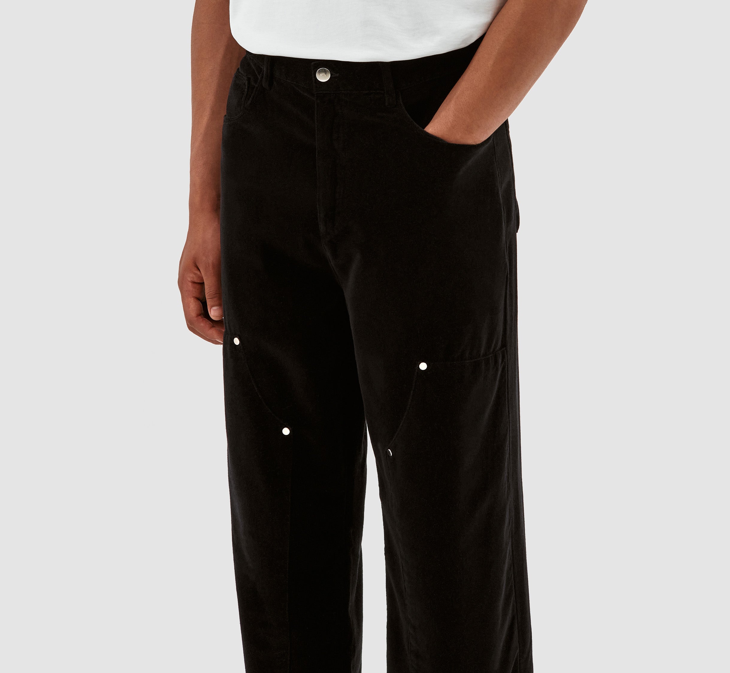 Pantalon en velours Porter - Noir