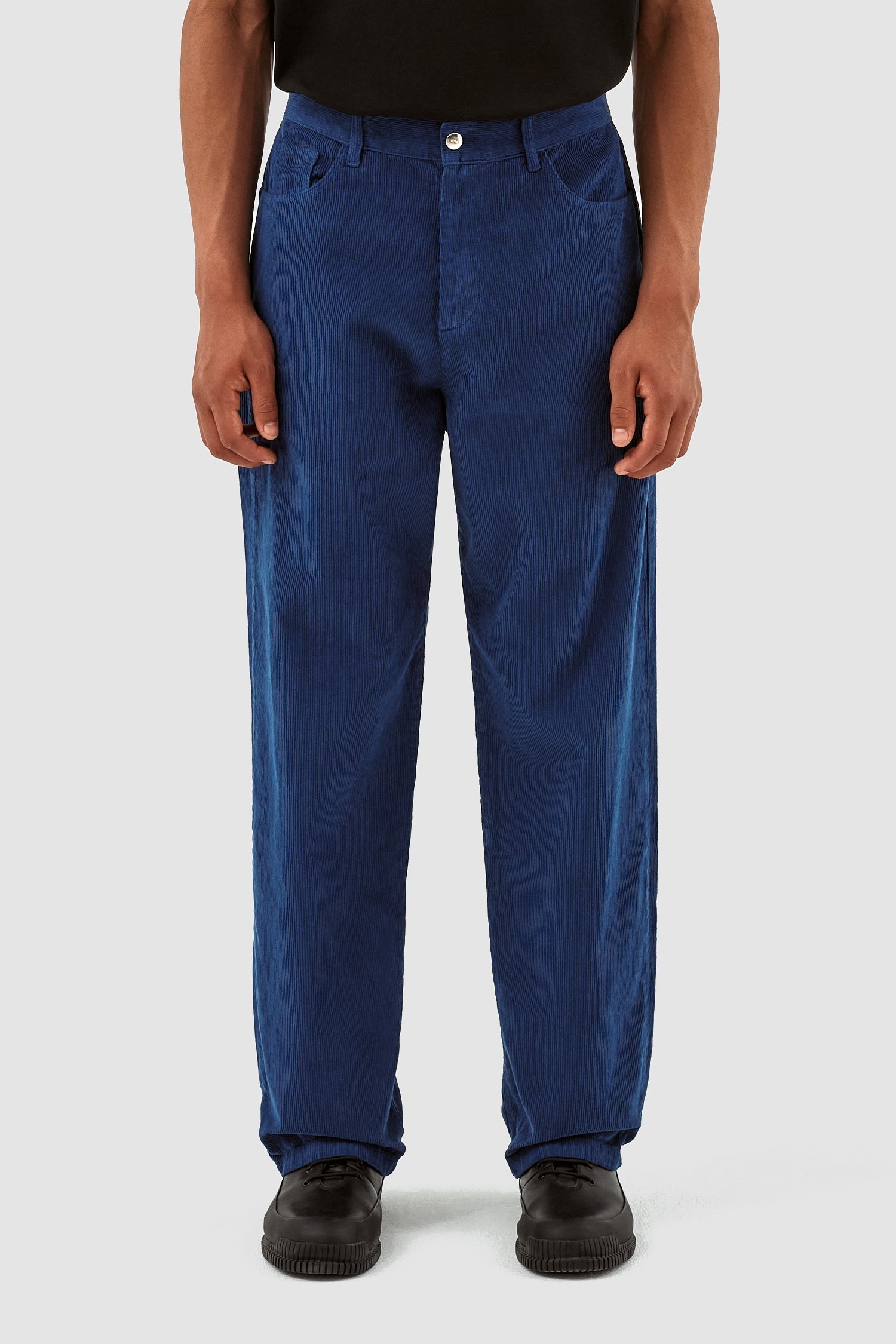 Pantalon en velours côtelé Perry - Marine