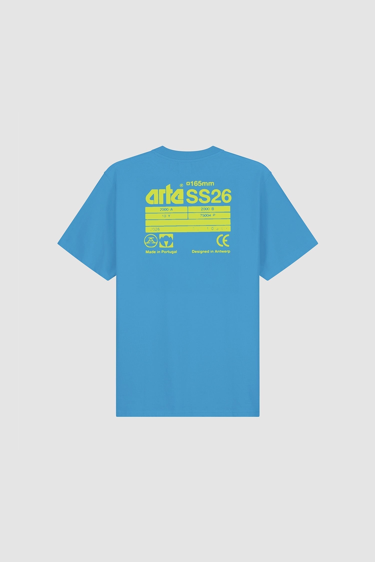 T-shirt SS26 Back - Bleu