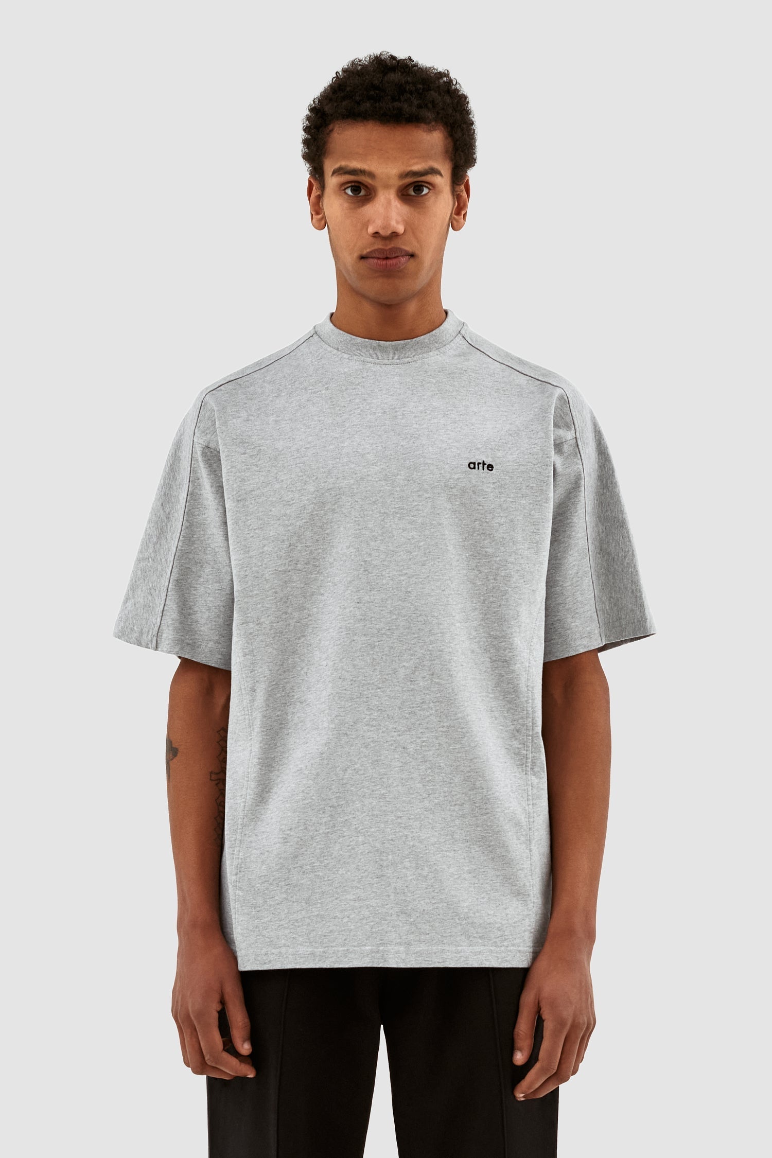 T-shirt Theo S Cuts - Gris
