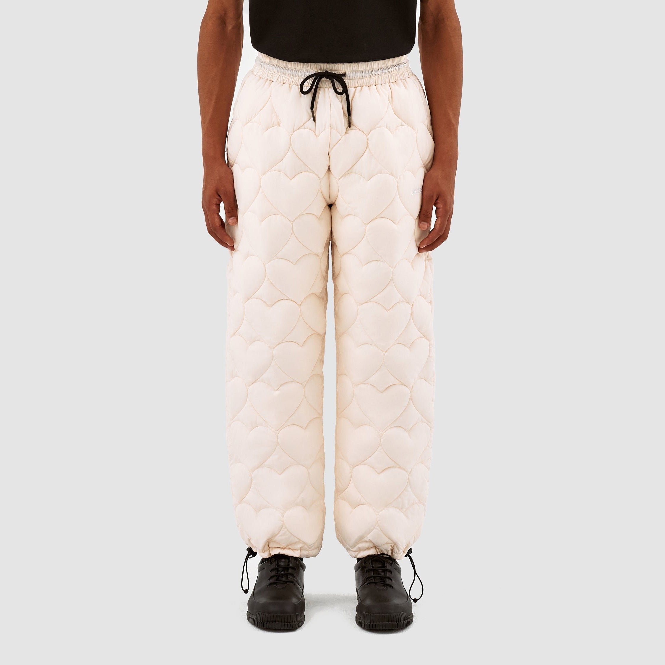 Pantalon en molleton Paolo Heart - Crème