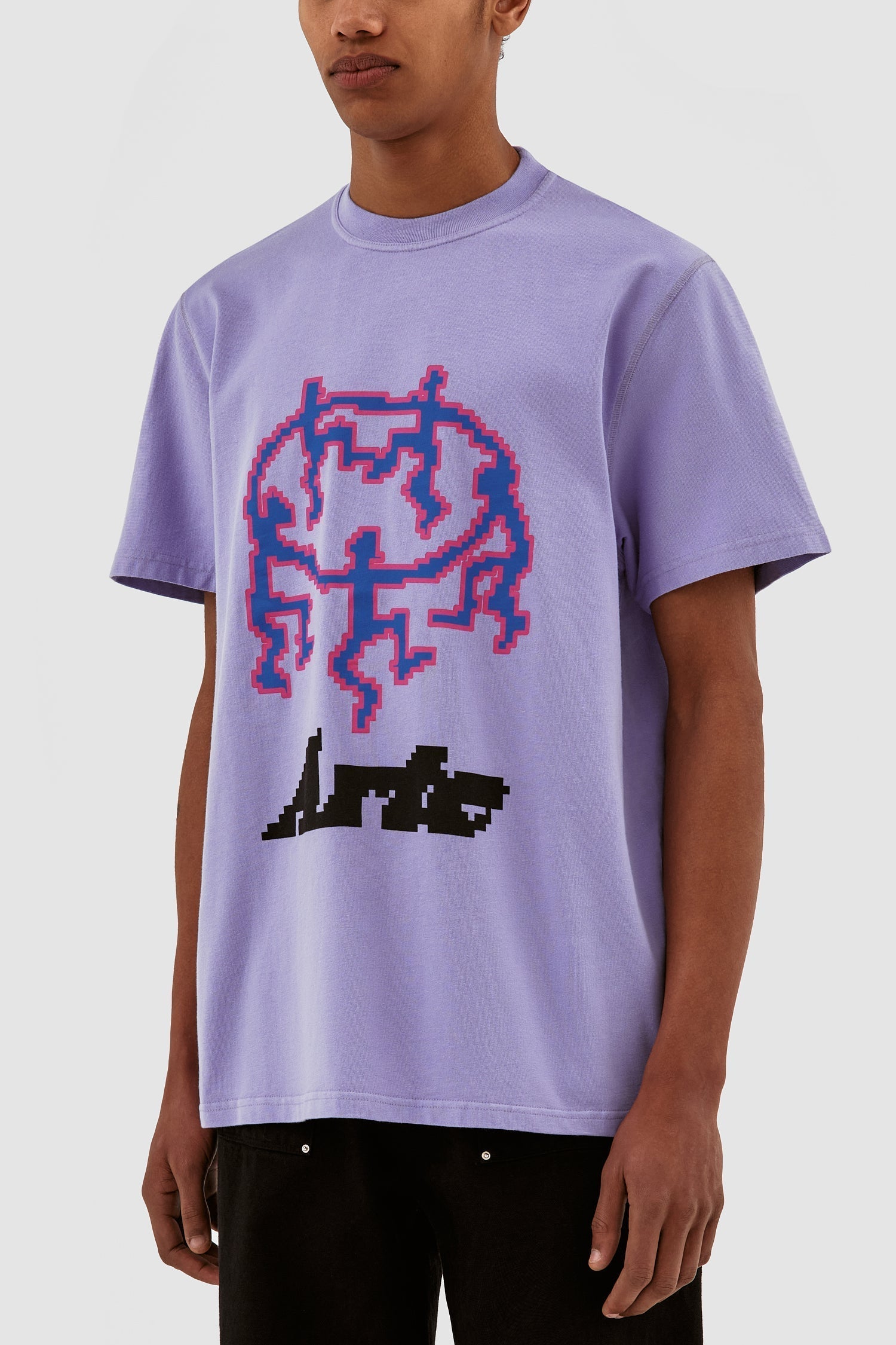 T-shirt Tommy Pixel Dancers - Violet