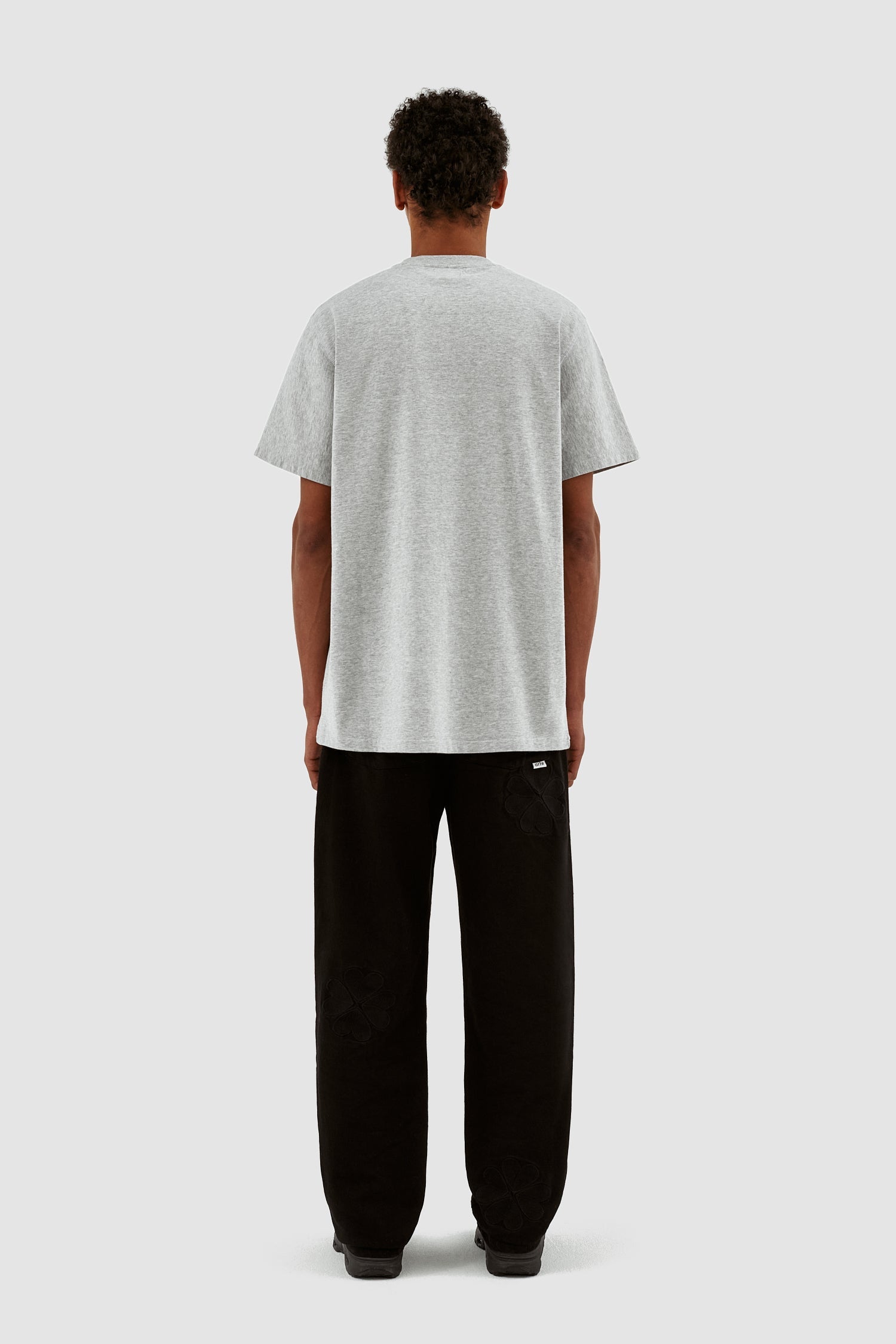 Tommy Heart Patch T-shirt - Gris