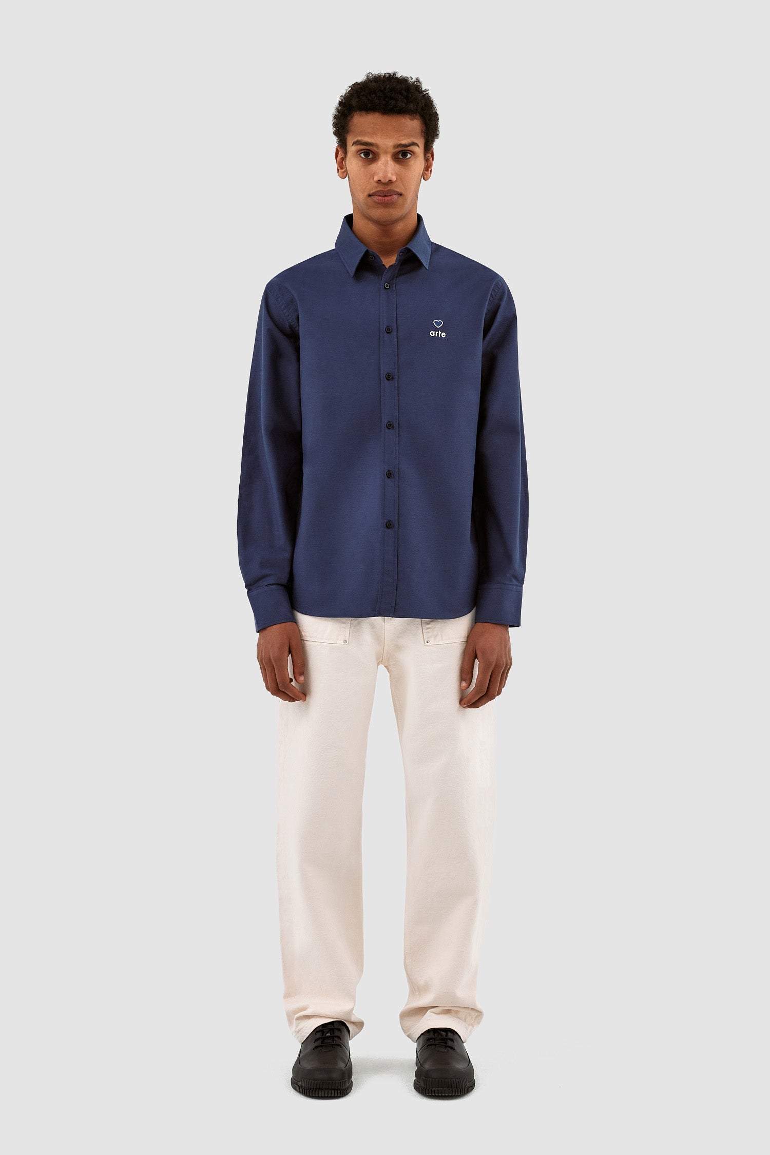 Chemise à écusson en forme de cœur Stockton - Marine
