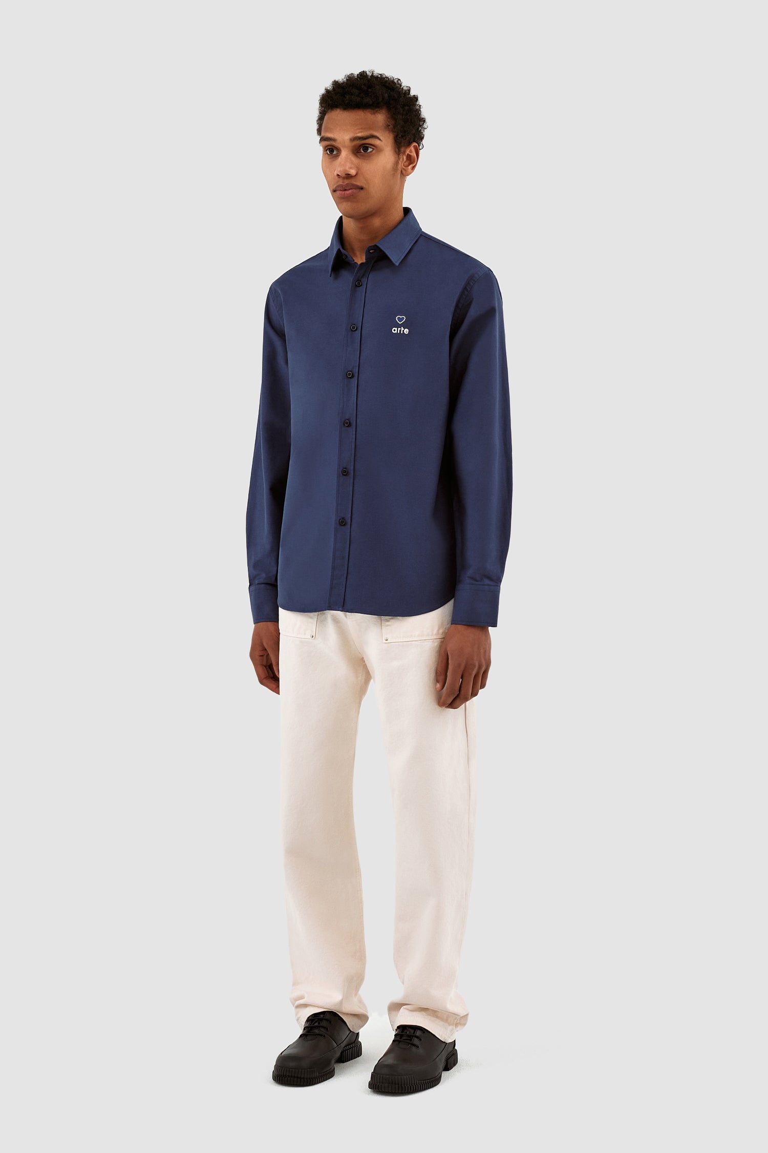 Chemise à écusson en forme de cœur Stockton - Marine
