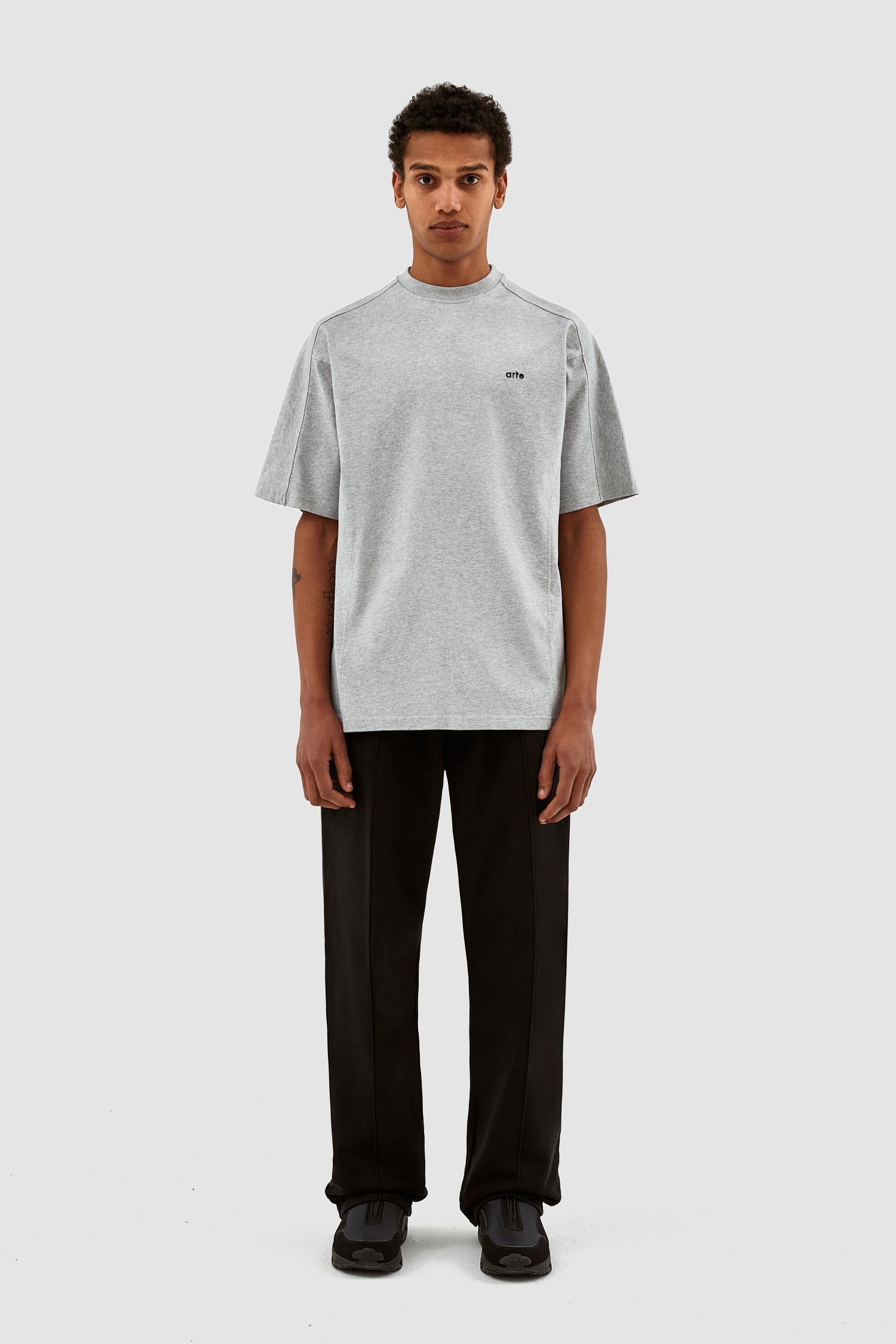 T-shirt Theo S Cuts - Gris