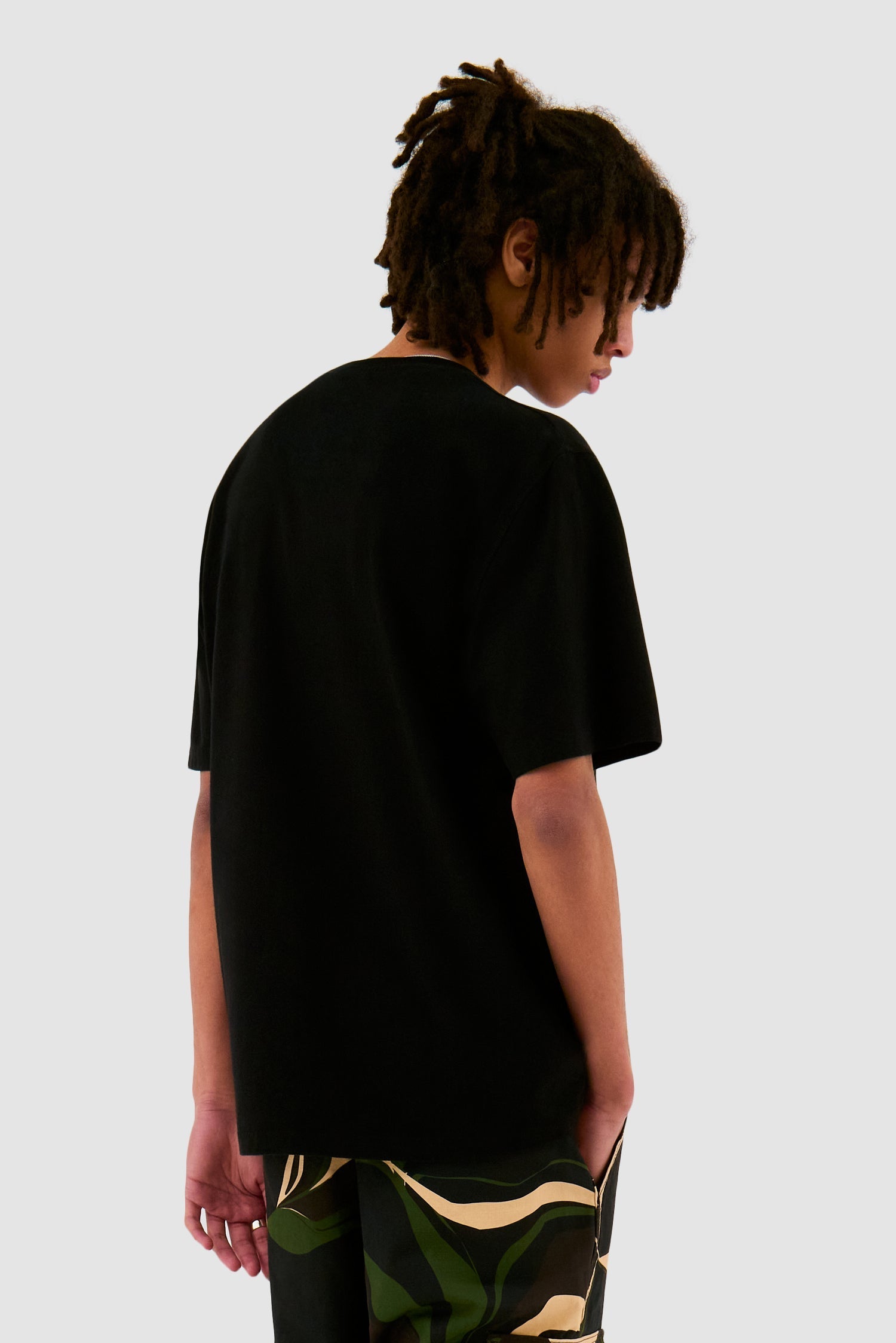 T-shirt avec logo en forme de cœur - Noir